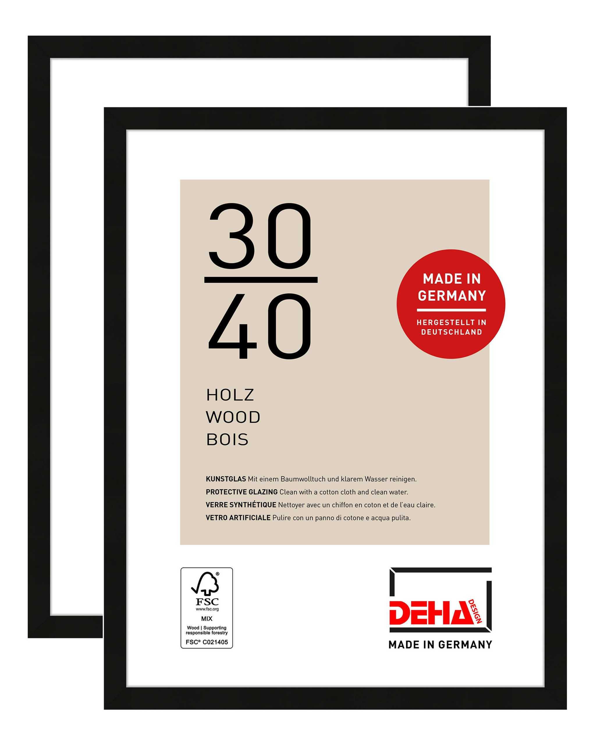 DEHA DESIGN Bilderrahmen Fontana, (2 St)