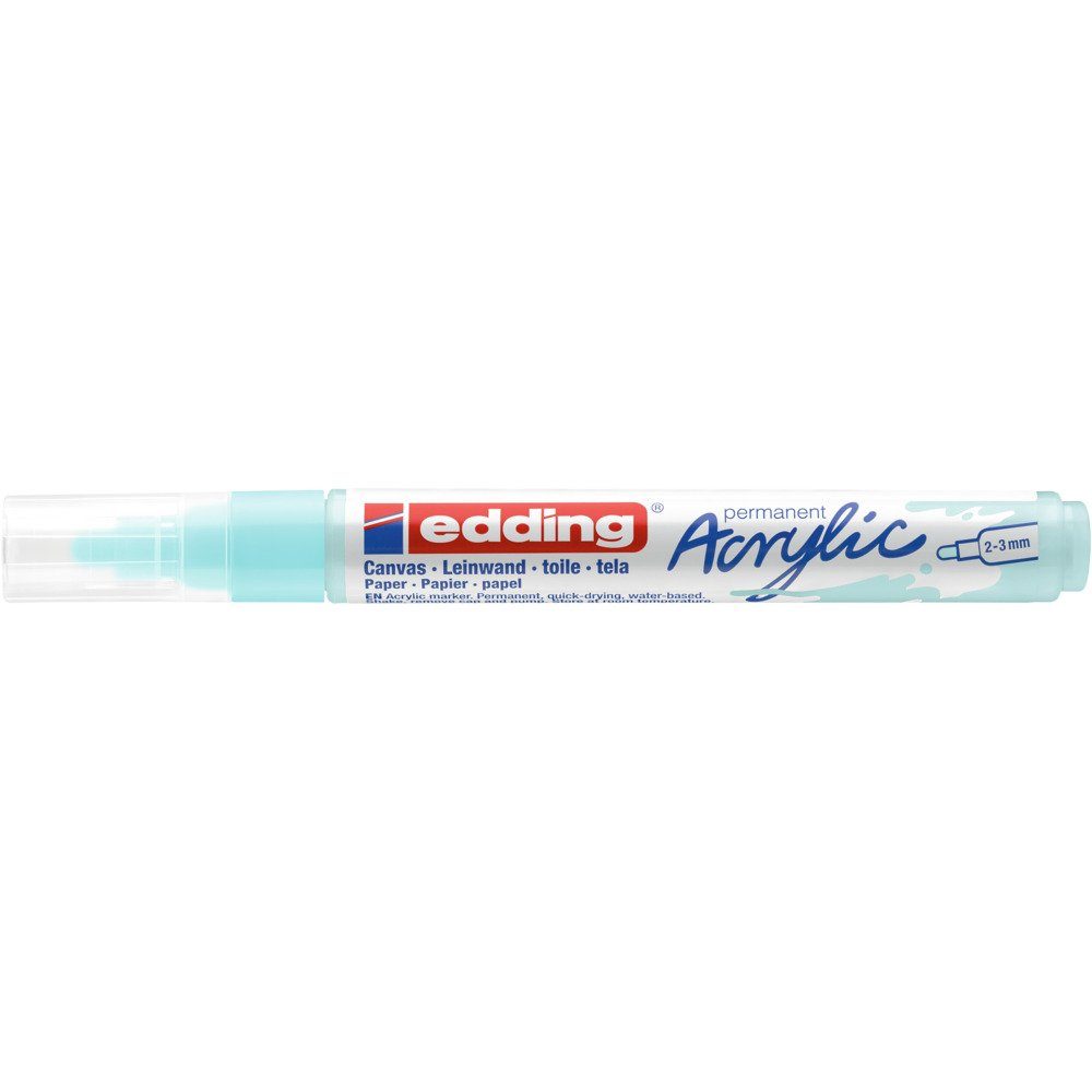 edding Marker, Strichbreite 2-3 mm Pastell-Blau | Marker