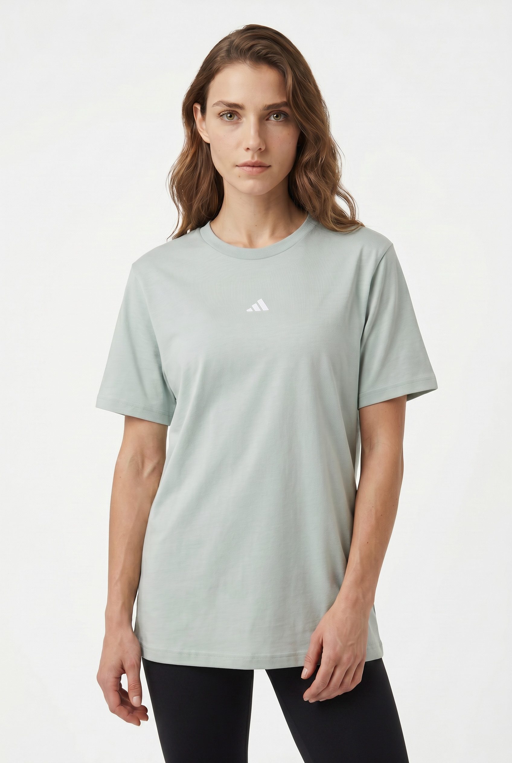 adidas Sportswear T-Shirt W SL SJ T mit kleinem 3-Streifen Logo auf der Brust, ohne Verschluss