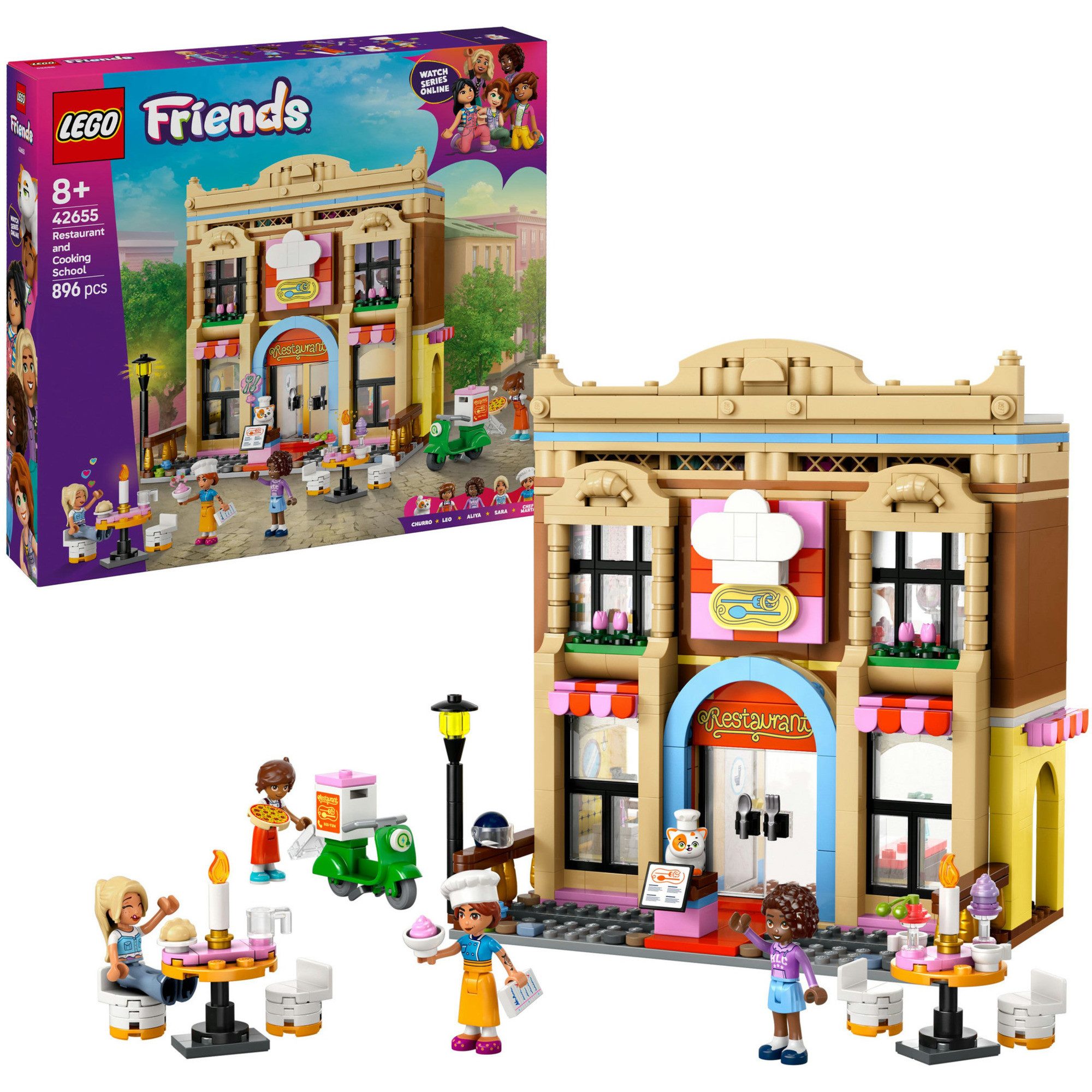LEGO® LEGO Friends Restaurant und Kochschule, Spielbausteine günstig online kaufen