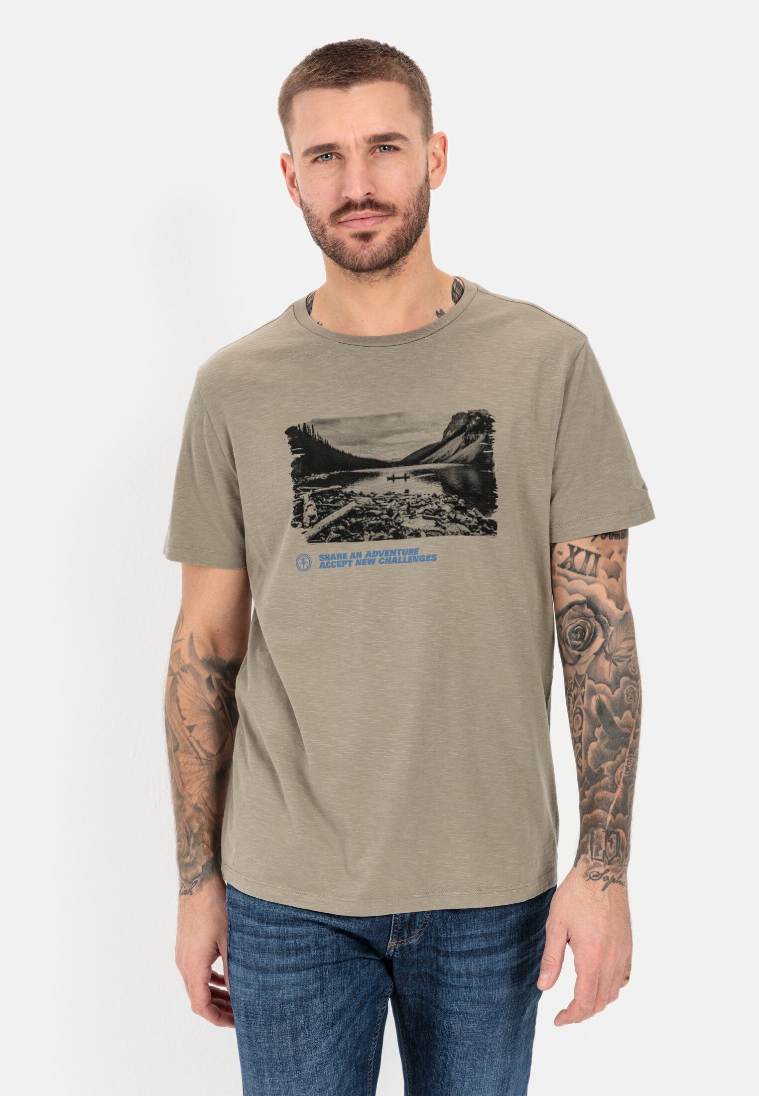 camel active T-Shirt aus nachhaltigem Organic günstig online kaufen