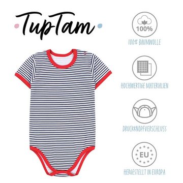 TupTam Kurzarmbody TupTam Kinder Unisex Kurzarm Body Baumwolle 3er Set