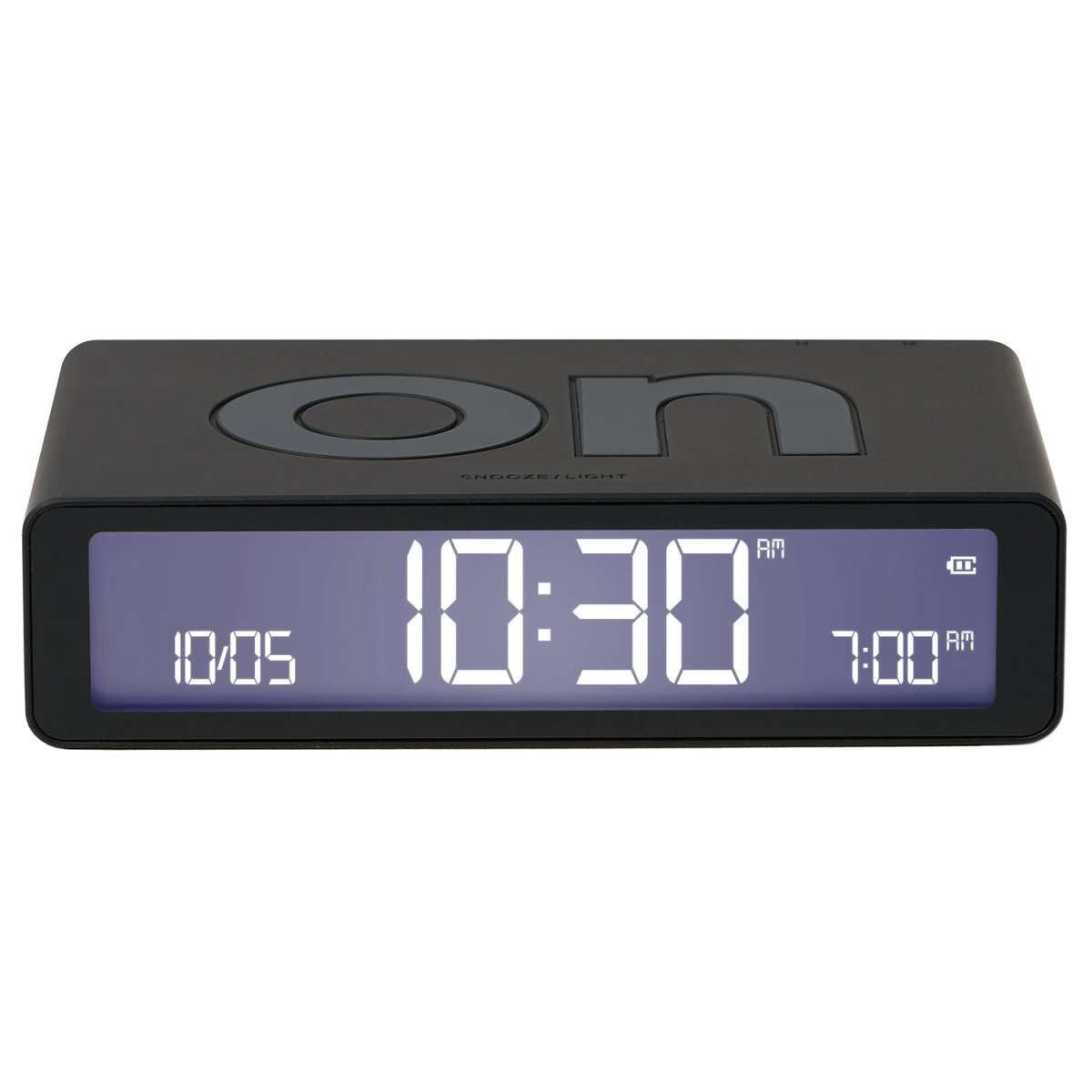 Lexon Quarzwecker LR157N0 Digital Flip Classic Schwarz