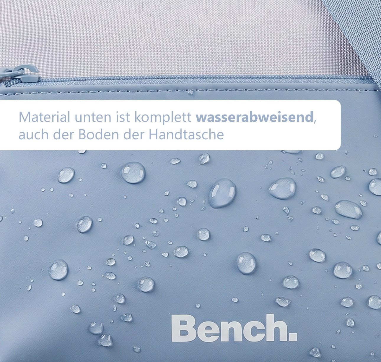 Bench. Handtasche Damen klein Schultertasche Umhänger Schultertasche, Umhängetasche Damentasche handbag Mädchen Style 64224 + Etui