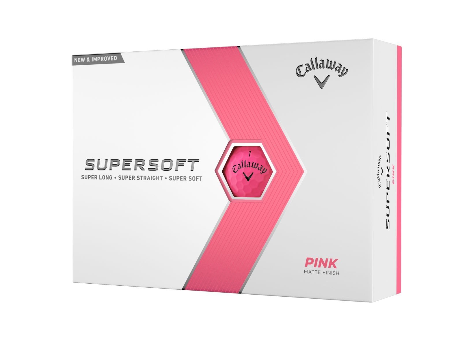 Callaway Golfball Callaway Supersoft Golfball (1 Dutzend) 12 Stück Einheitsgröße Pink