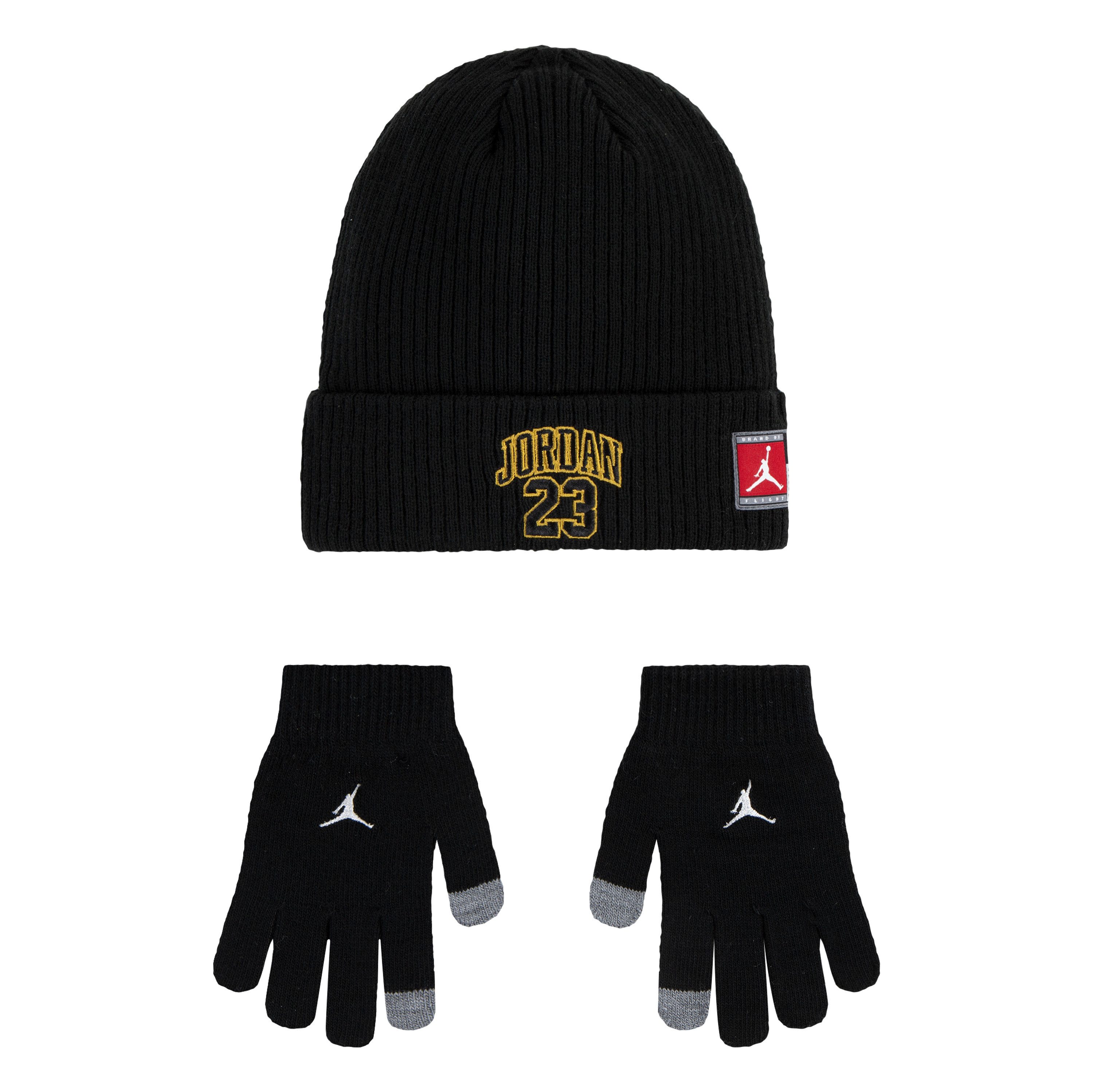 Jordan Beanie JAN JORDAN 23 JERSEY BEANIE (2-St) mit 2 Teilen, aus Polyacryl, für Frühlings-, Herbst- und Wintermode