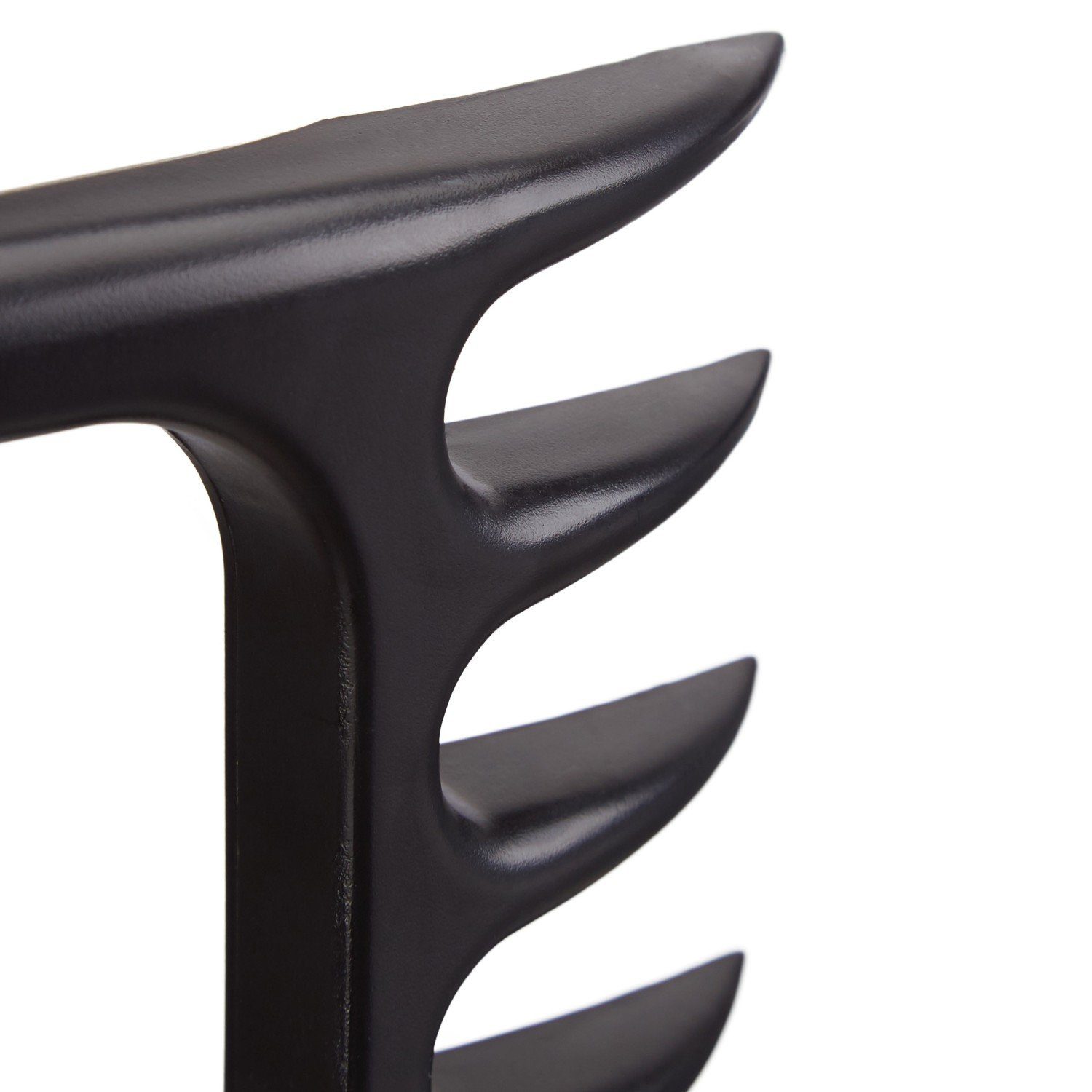 HAC24 Fleischgabel 2er Set Fleischkralle Pulled Pork Gabeln Bärenklaue BBQ, Schwarz Kunststoff