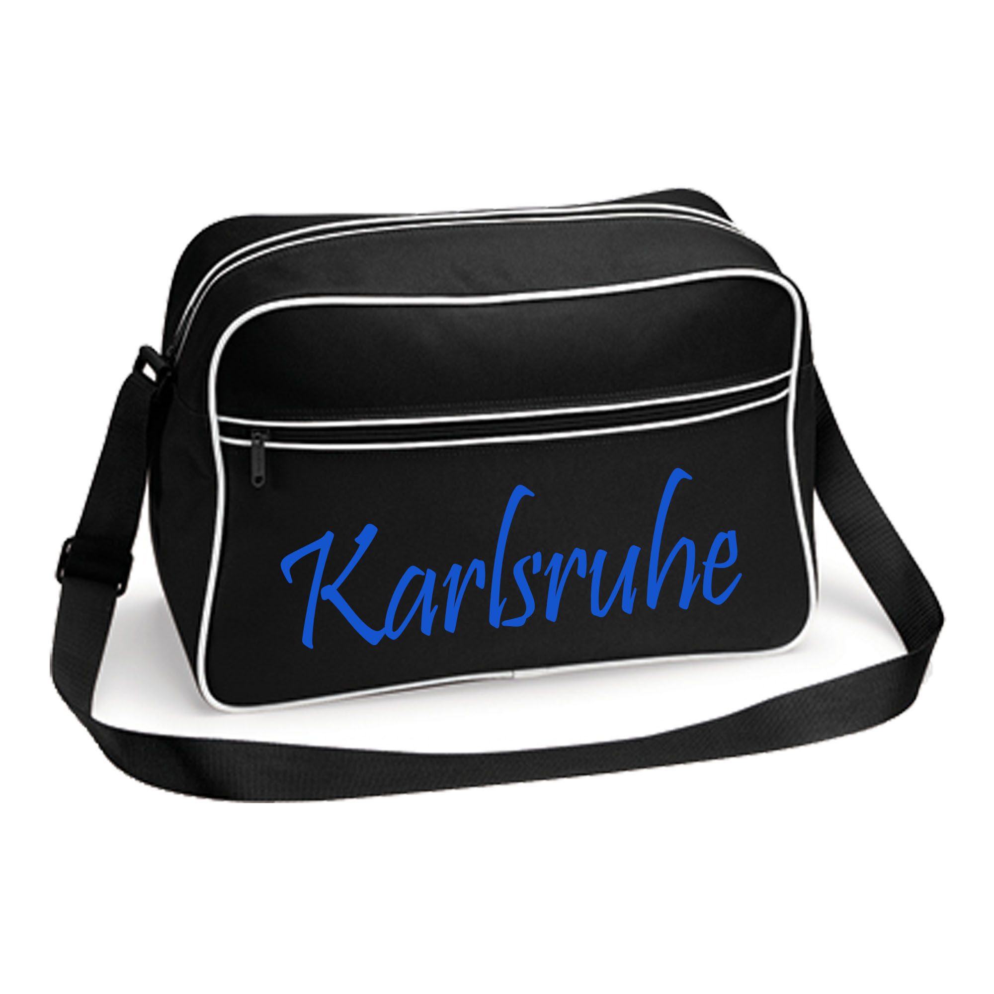 Schultertasche Karlsruhe - Schriftzug - Tasche