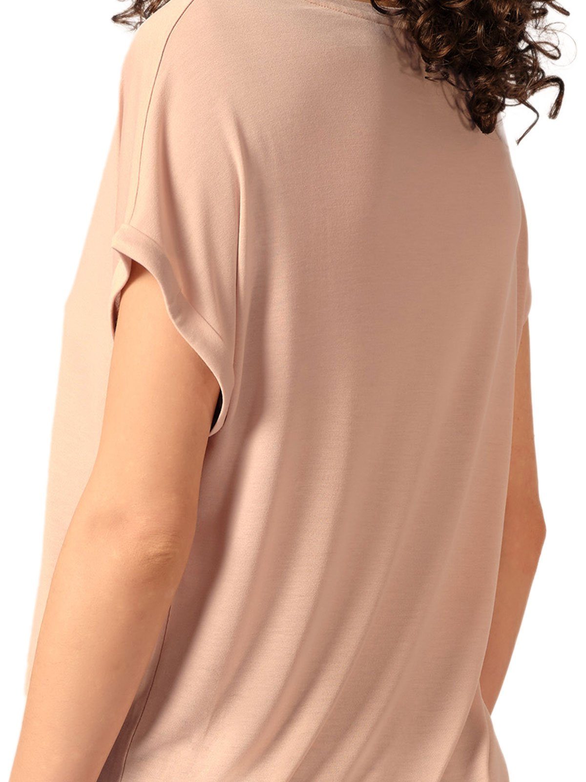 HUBER T-Shirt Damen Shirt kurzarm hautnah Night Basic Selection (Stück, 1-tlg) -