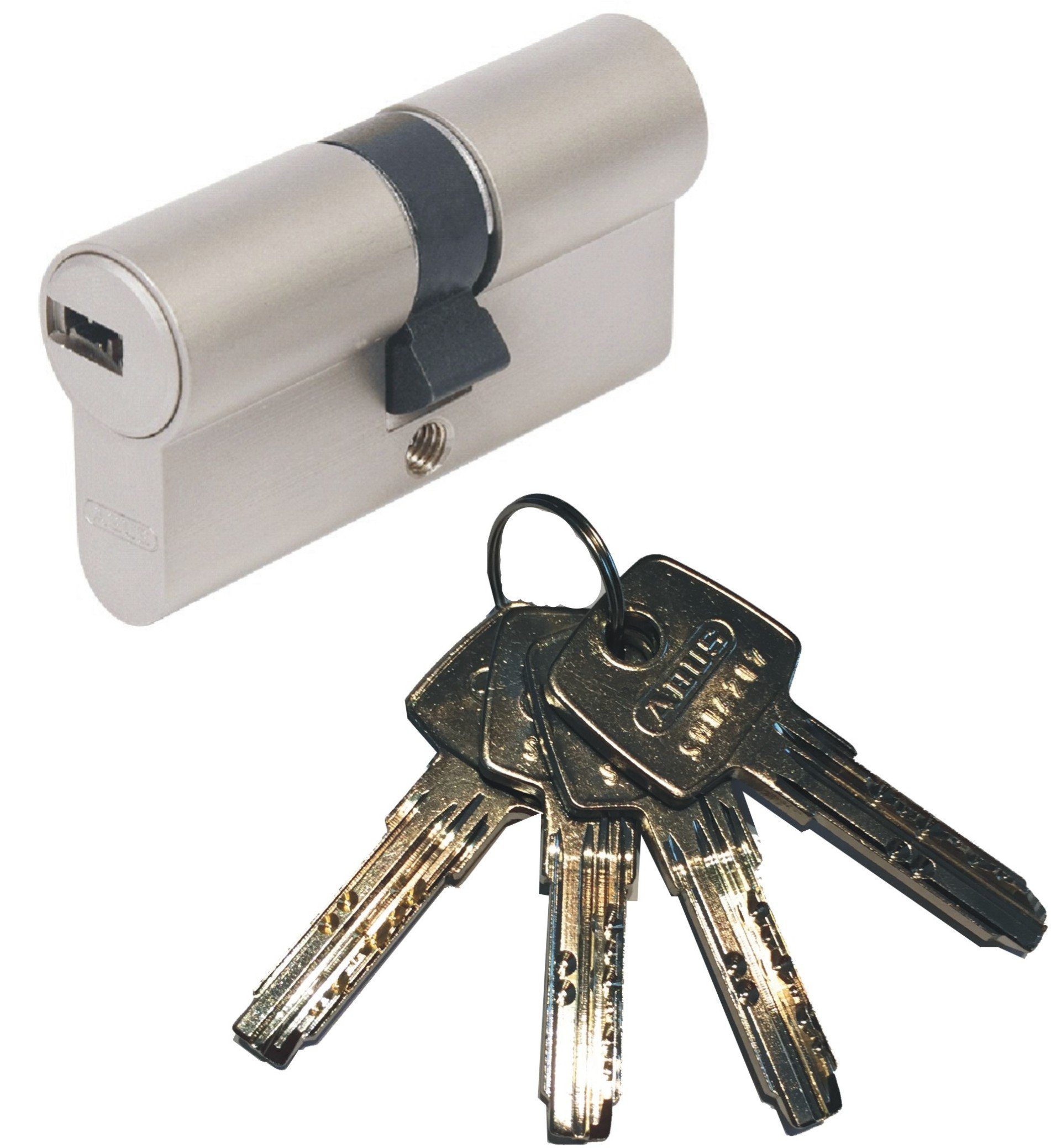 ABUS Profilzylinder ABUS EC550 Doppelzylinder versch. Längen, mit 3-10 Schlüssel, N+G, Verschiedenschließend