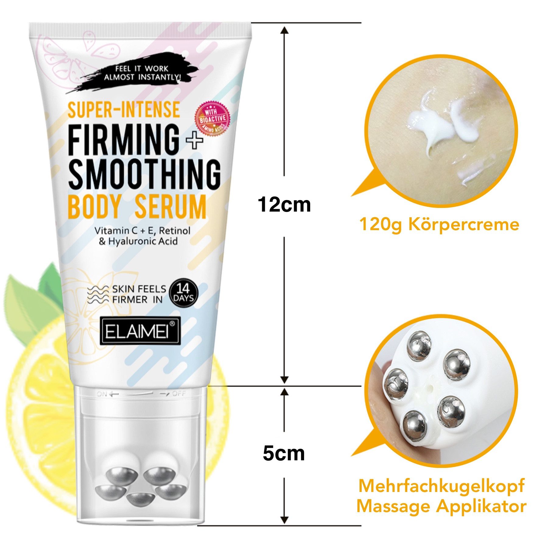 P-Beauty Cosmetic Accessories Körpercreme Cream Body Slim Cream Hautpflegec günstig online kaufen