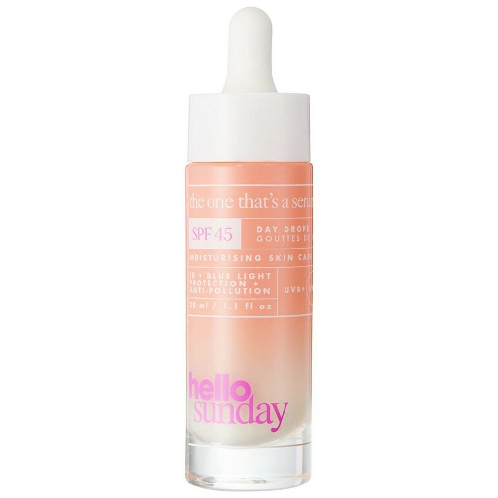 Hello Sunday Tagescreme THE ONE THAT'S A SERUM face drops SPF45 150ml