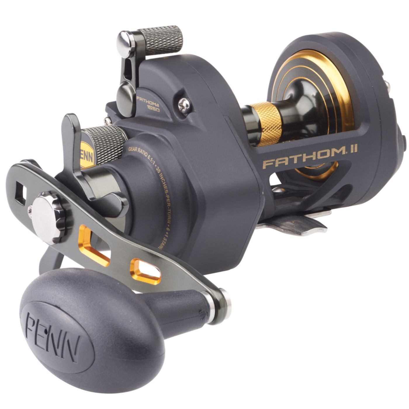Multirolle Penn Fathom II 15 Star Drag Reel - Baitcast Multirolle