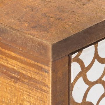 möbelando Sideboard Albaching (B/H/T: 130x70x30 cm), aus Mangoholz in braun, bedruckt mit 2 Schubladen und 3 Türen