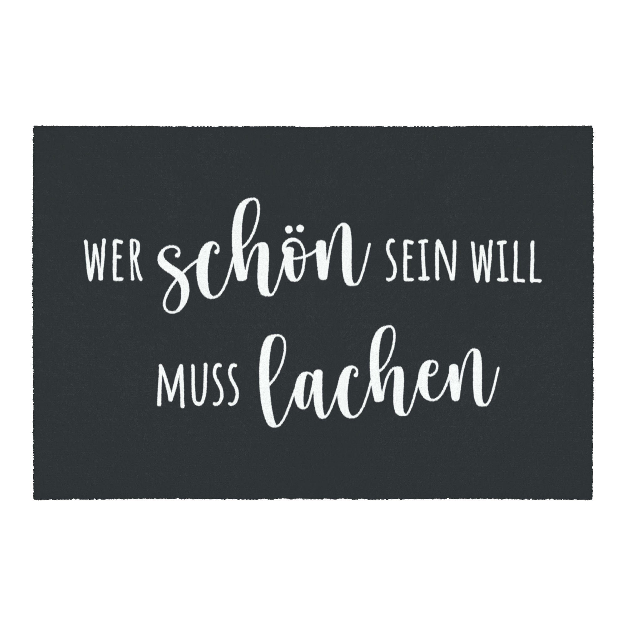 Fußmatte KÖLN, GMD Living, rechteckig, Höhe 6 mm, Fußmattemit Spruch