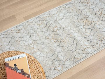 Teppich My Floor, Myflair Möbel & Accessoires, rechteckig, Höhe: 10 mm, Kurzflor, Retro-Style, mit Fransen, besonders weich durch Microfaser