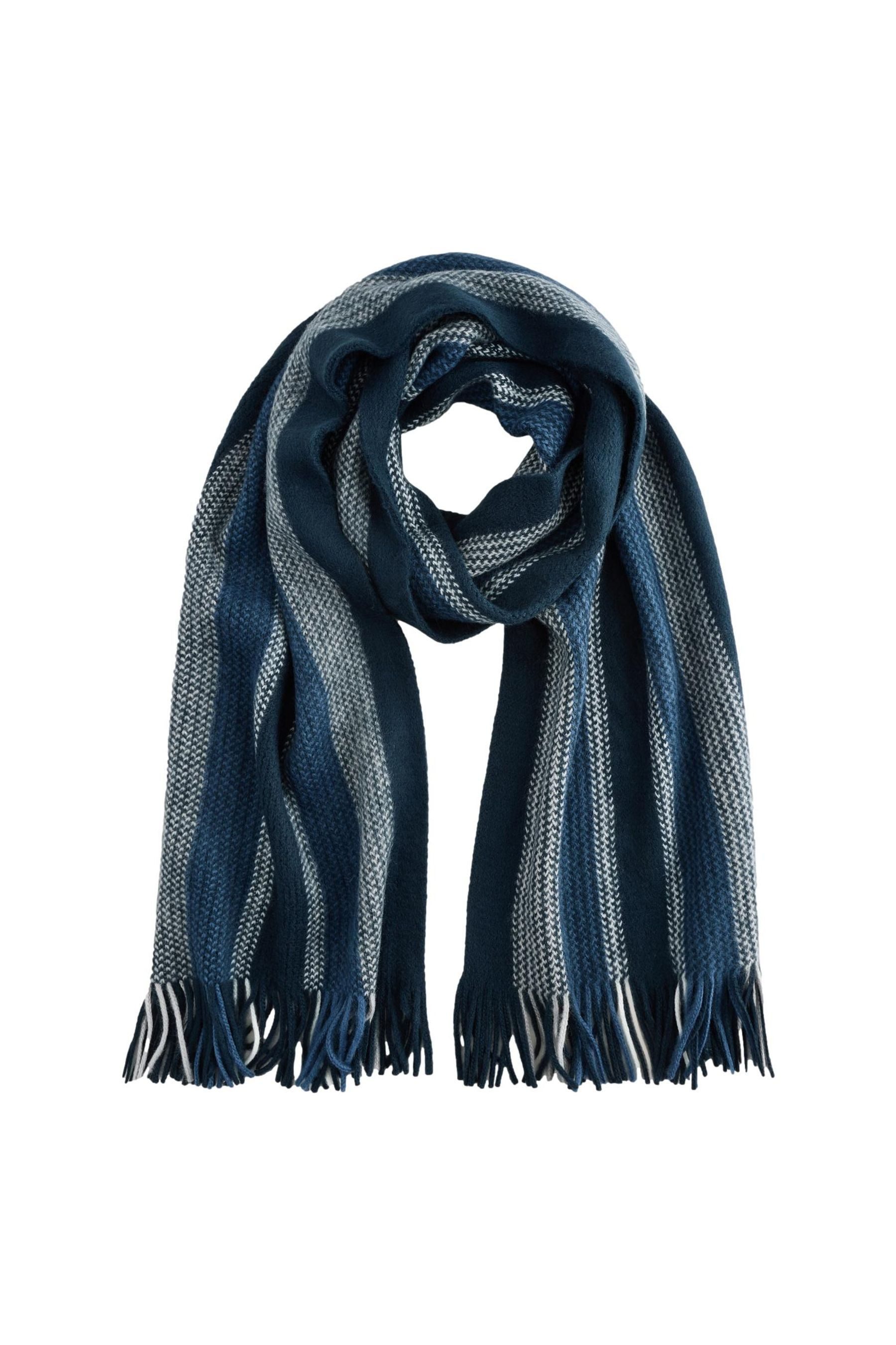 Schal Gestreifter Strickschal