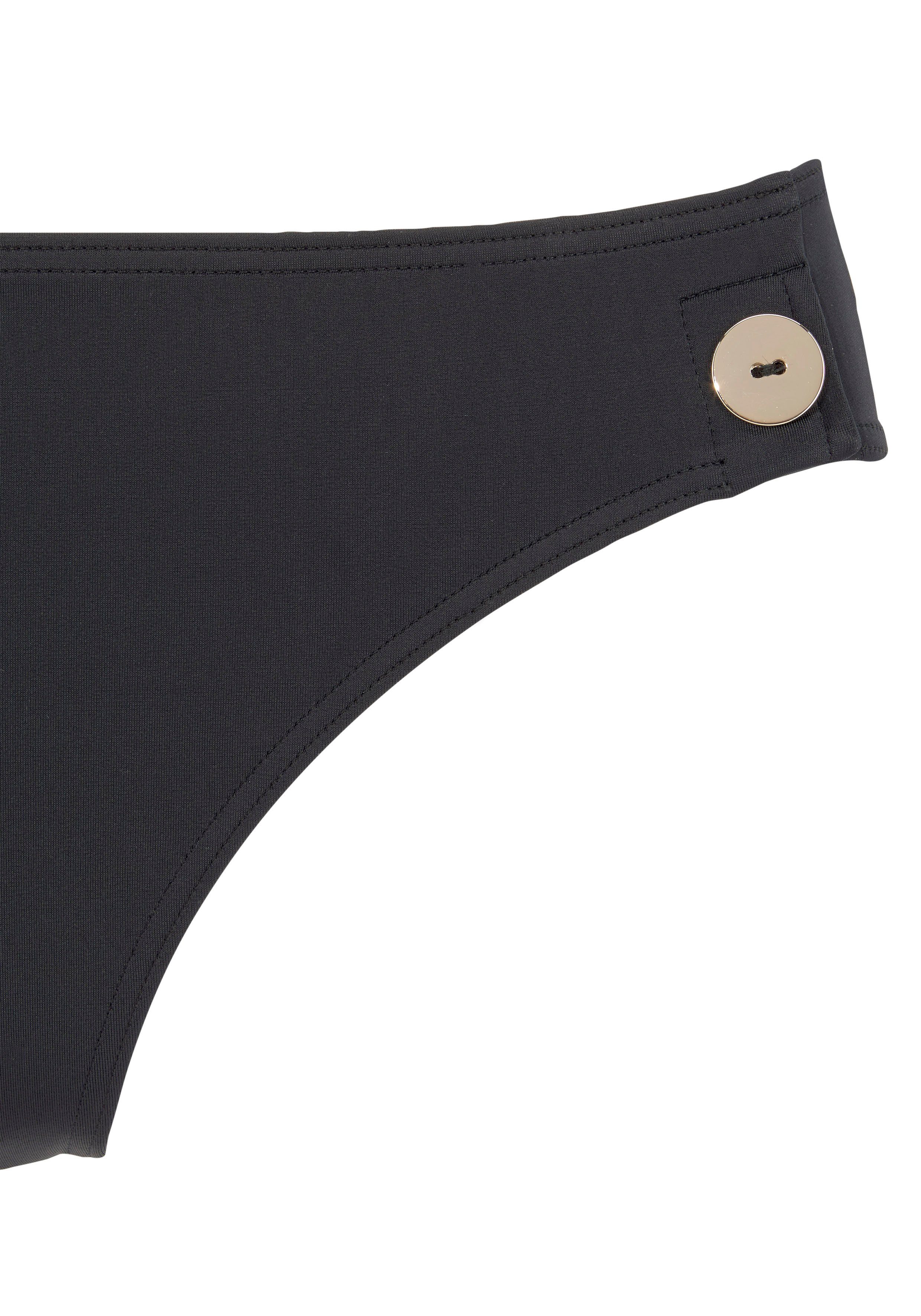 Vivance by Lascana Triangel-Bikini mit goldfarbenen Zierknöpfen – Bild 3 von 5
