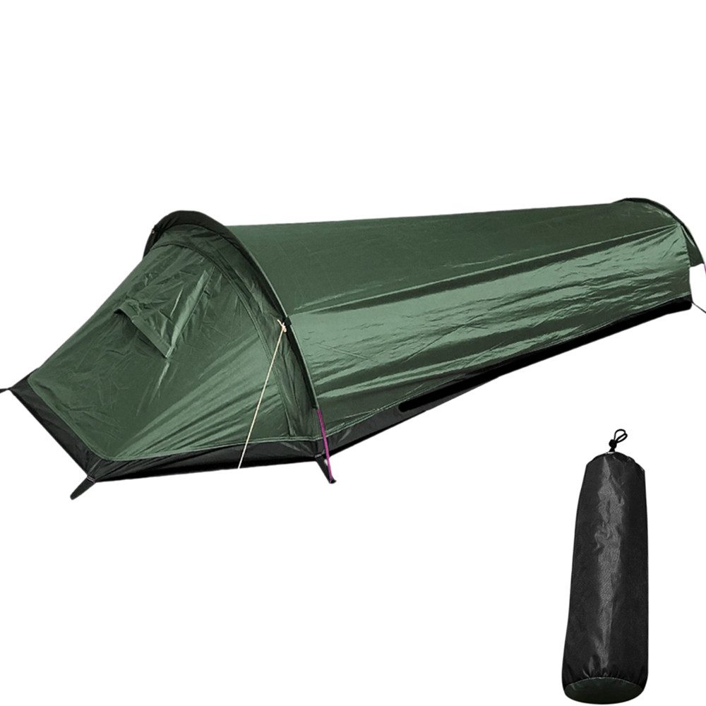 GARRYFIZH Wurfzelt Rucksackzelt Outdoor-Camping-Schlafsackzelt, Atmungsaktiv, Wasserdicht, Ultraleicht