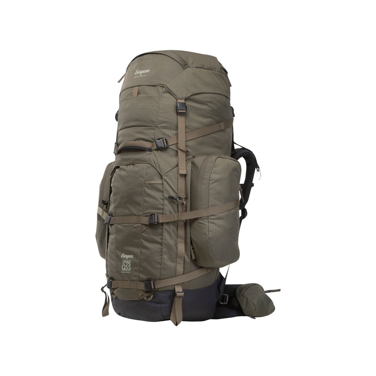 Bergans Trekkingrucksack Alpinist Pro 120, Hochleistungsrucksack mit 120L Volumen, ideal für anspruchsvolle