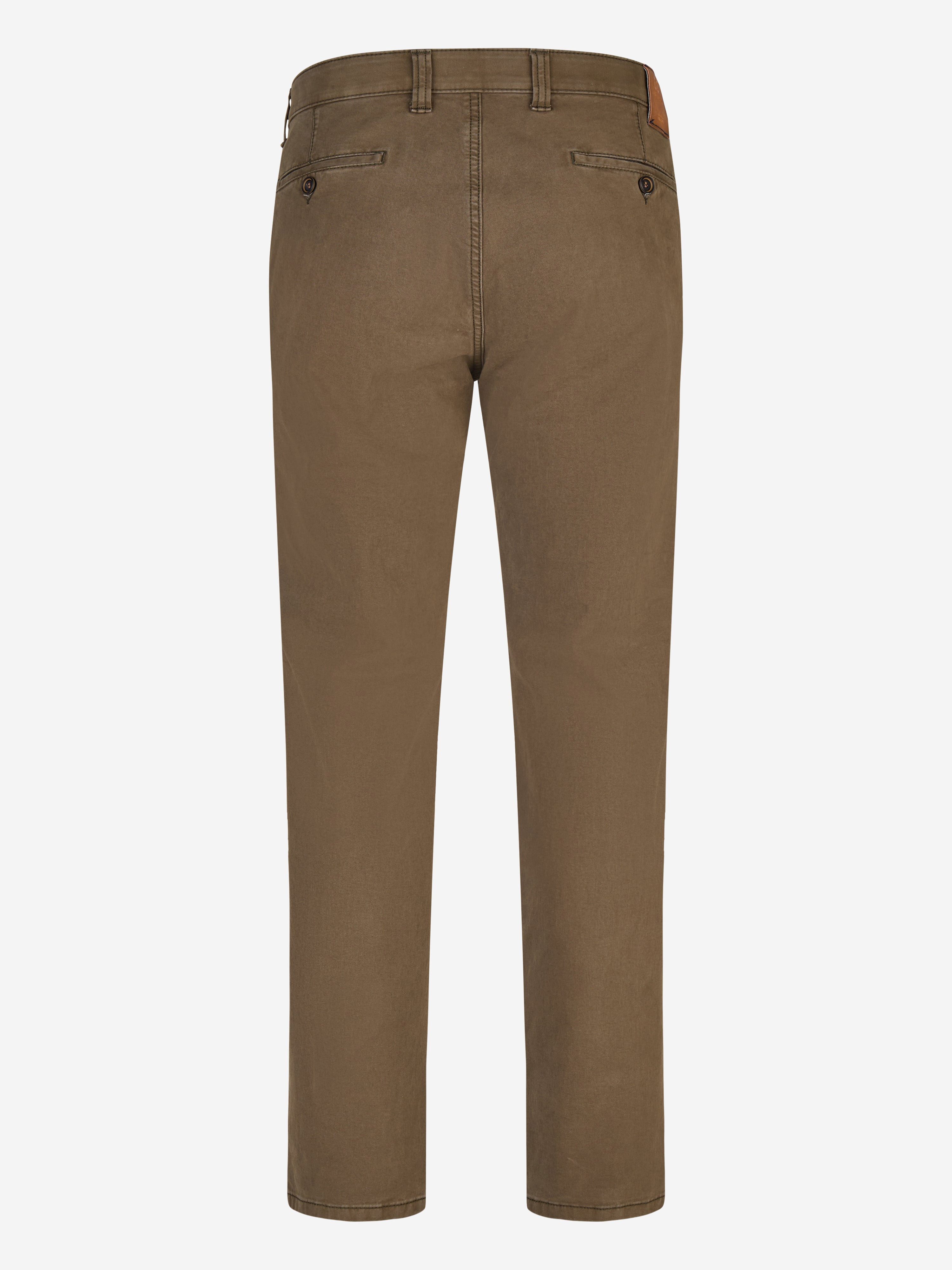 Club of Comfort Chinohose Chino/Flat Front Hose GARVEY 8070 - grün - Herrenhose - 26 ["True Colour steht für hohe Farbbrillanz und dauerhafte