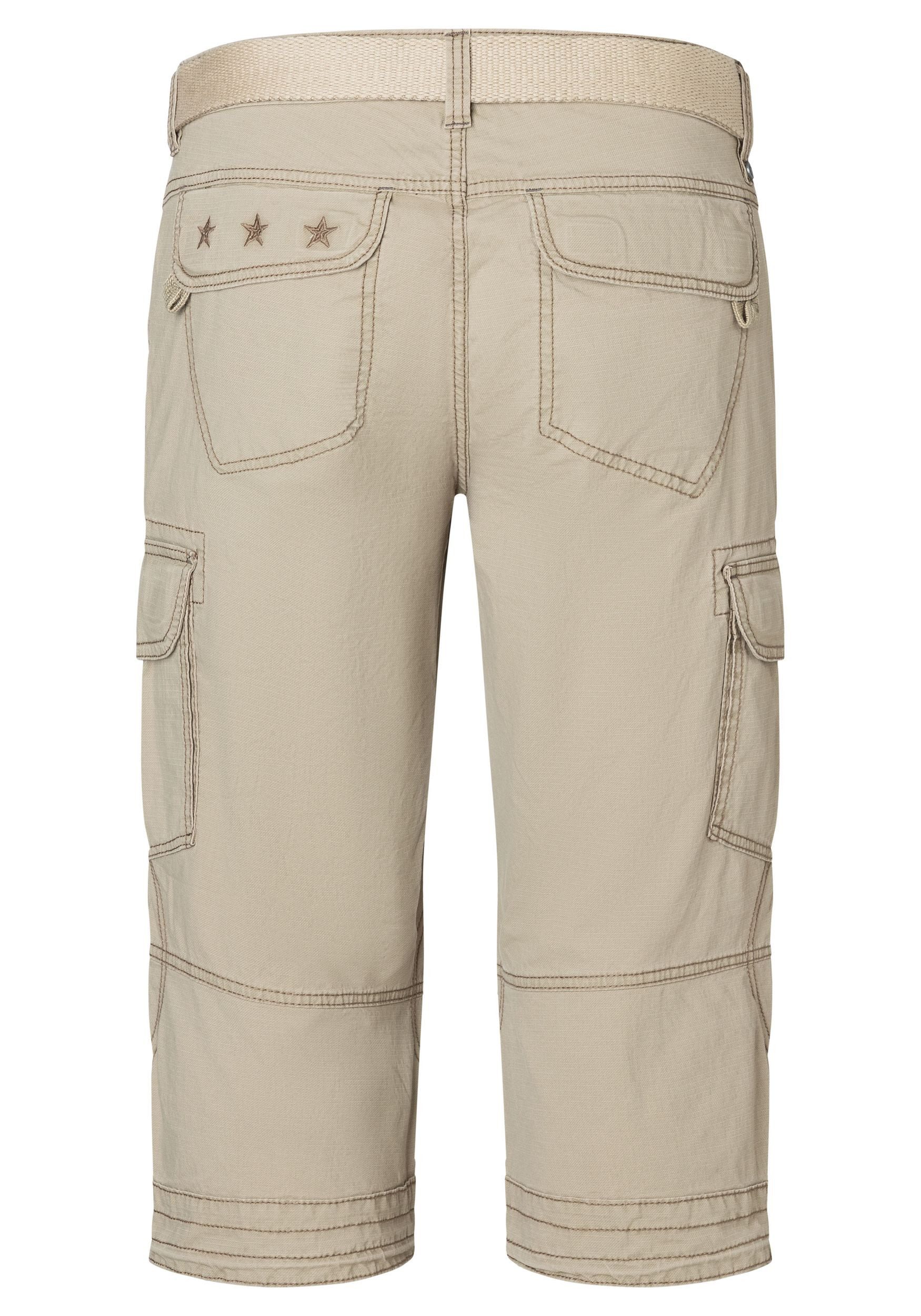 TIMEZONE Cargoshorts Cargo mit Gürtel und Design Taschen Loose MilesTZ Short