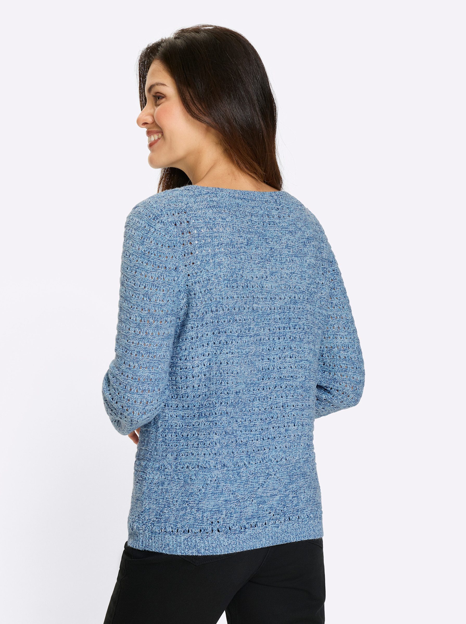 Sieh an! Strickpullover Ajourpullover . günstig online kaufen