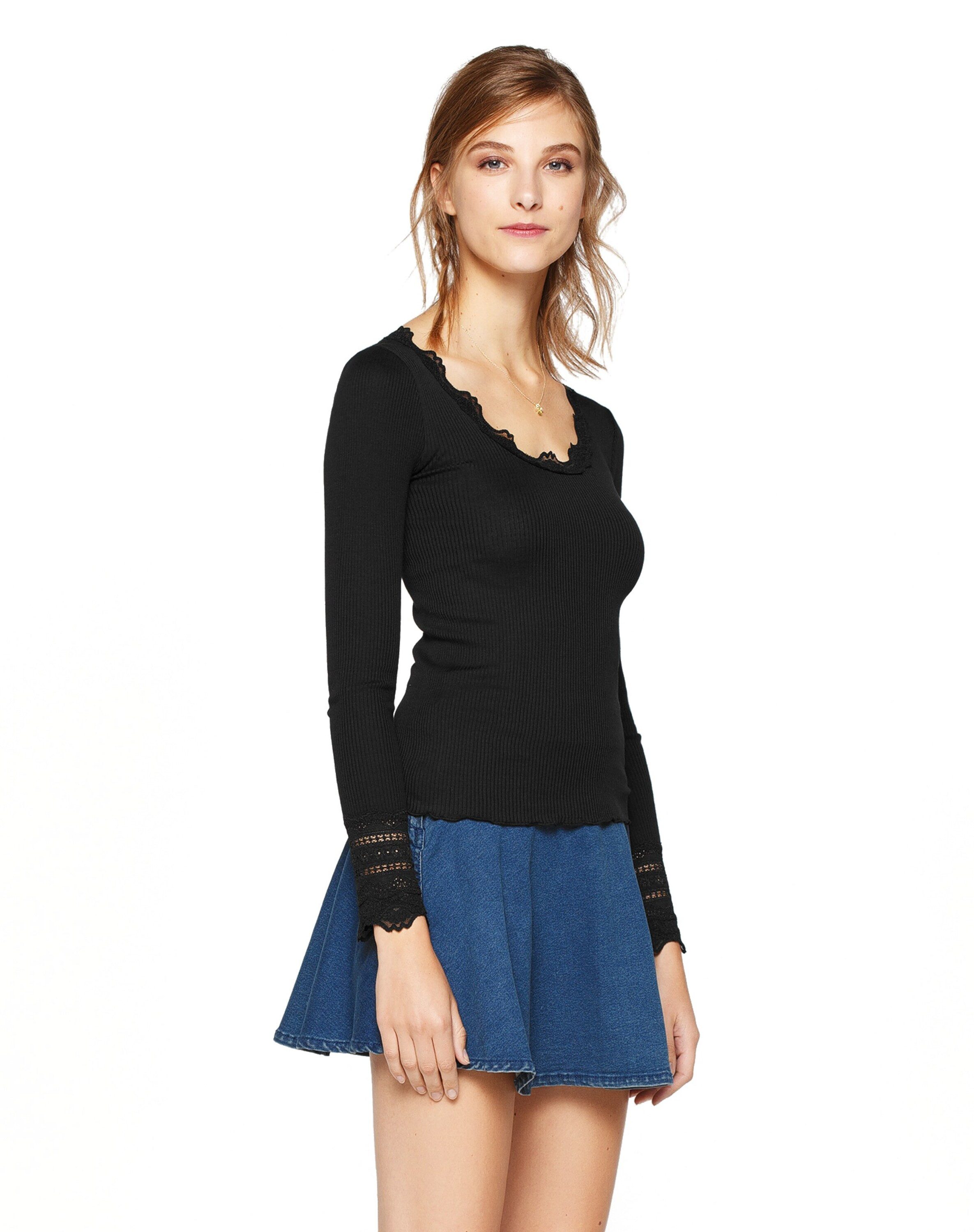 rosemunde Langarmshirt (1-tlg) Spitze