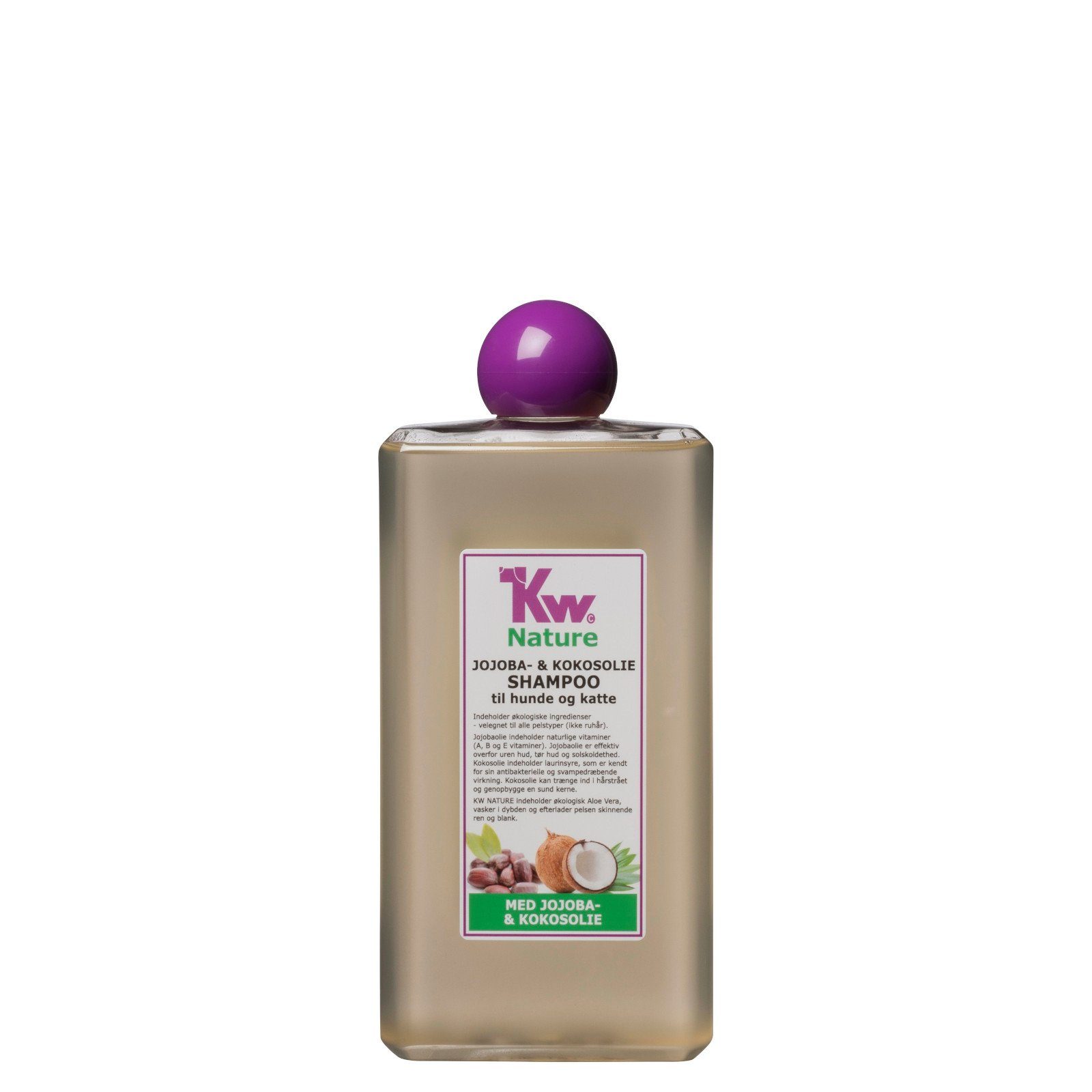 Tiershampoo KW Nature Shampoo mit Jojoba- und Kokosöl für Hunde und Katzen - 500
