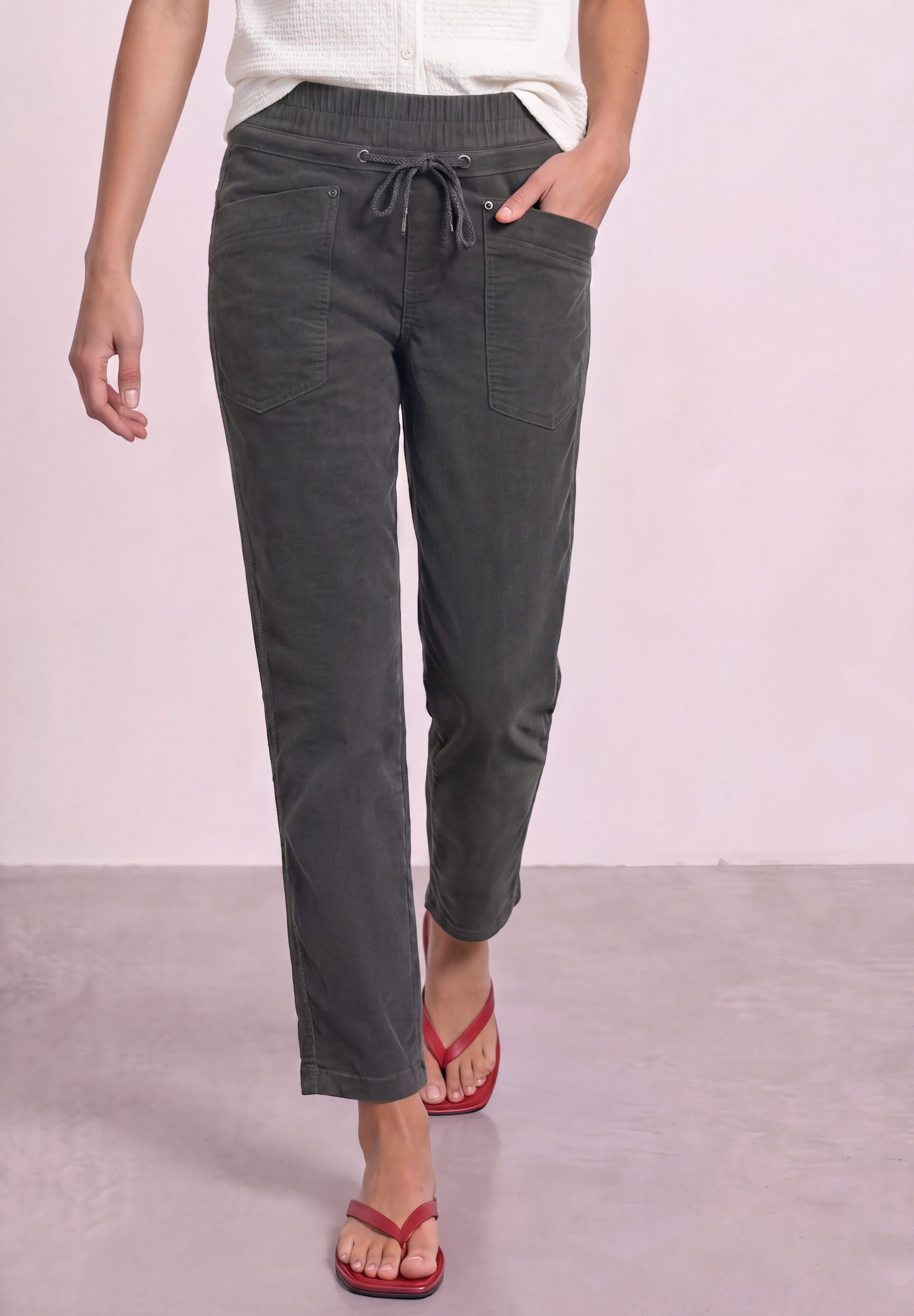STREET ONE Cordhose in Cord-Optik