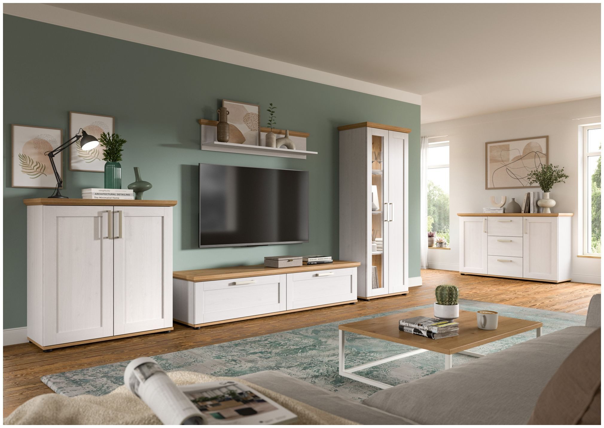 xonox.home Lowboard Lowboard Verona, Sibiu Lärche Nachbildung Für TV Bis 70 günstig online kaufen