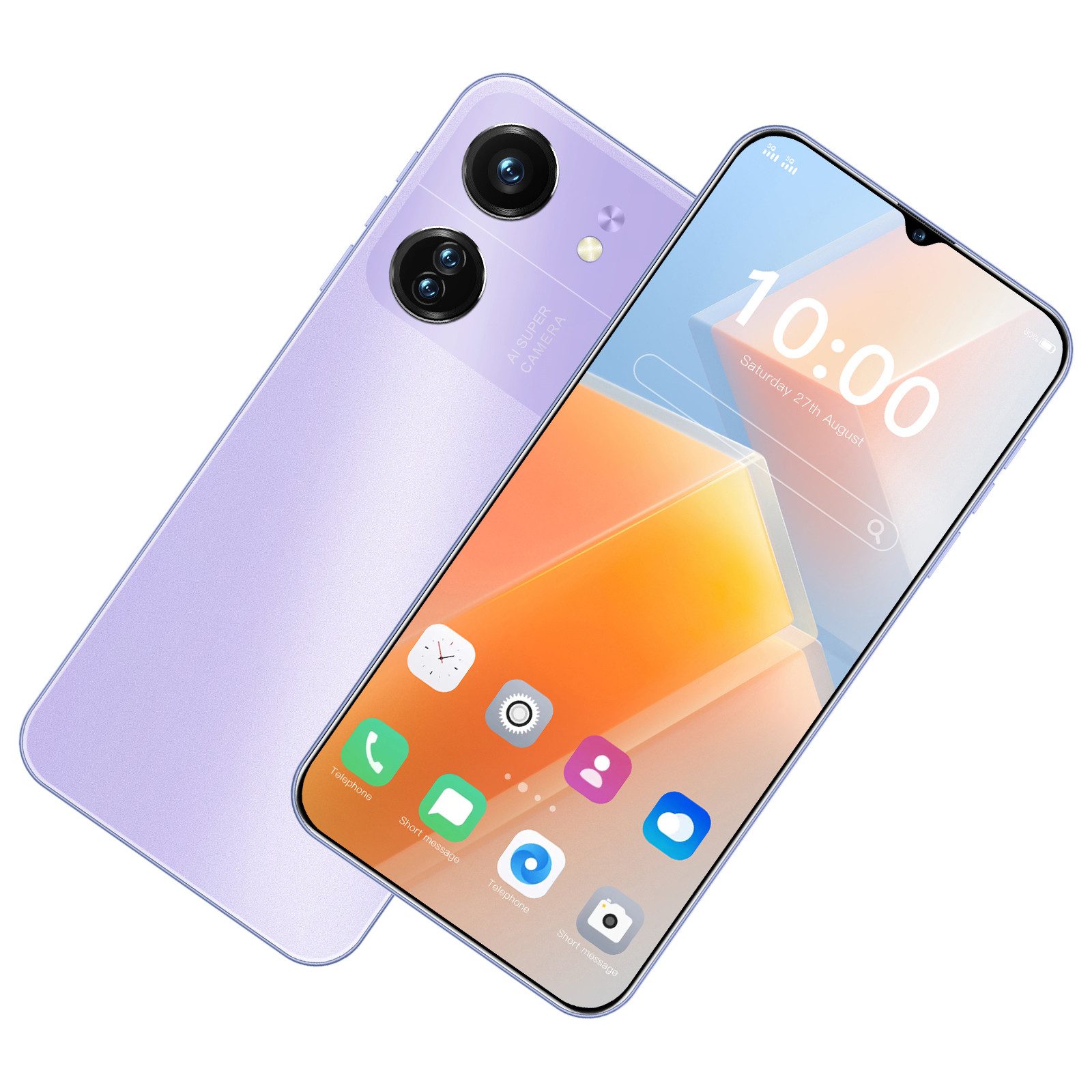 Fine Life Pro 6,28-Zoll-Multifunktions-Smartphone - HD-Bildschirm, starke Leistung Handy (6.28 Zoll, Kompatibilität: Prüfen Sie, ob Ihre SIM-Karte unterstützt)