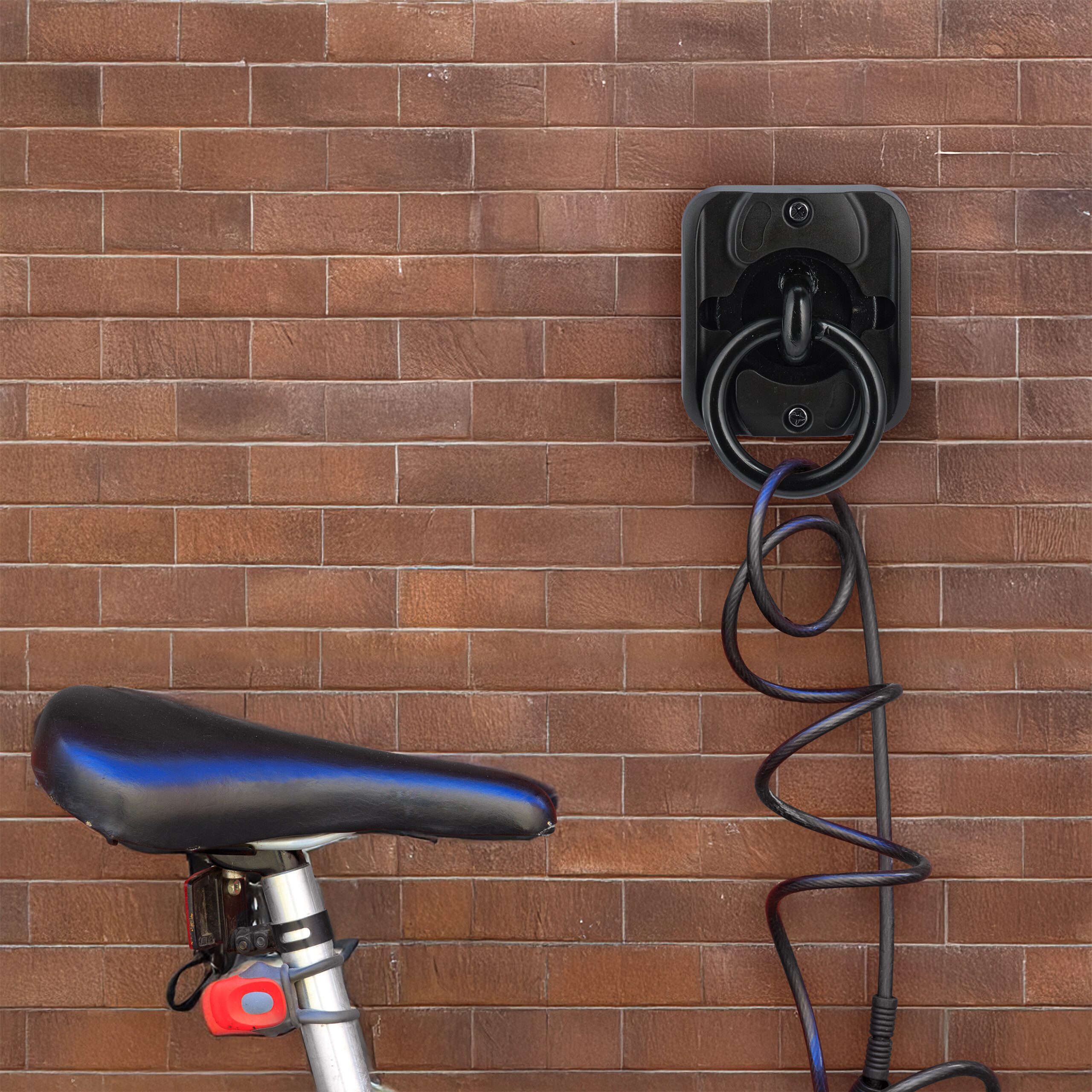relaxdays Wandanker Wand- und Bodenanker Fahrrad & Motorrad