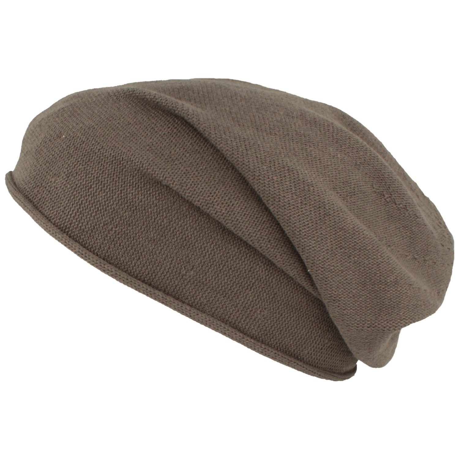 Kopka Strickmütze Unifarbene Beanie aus 100% Baumwolle