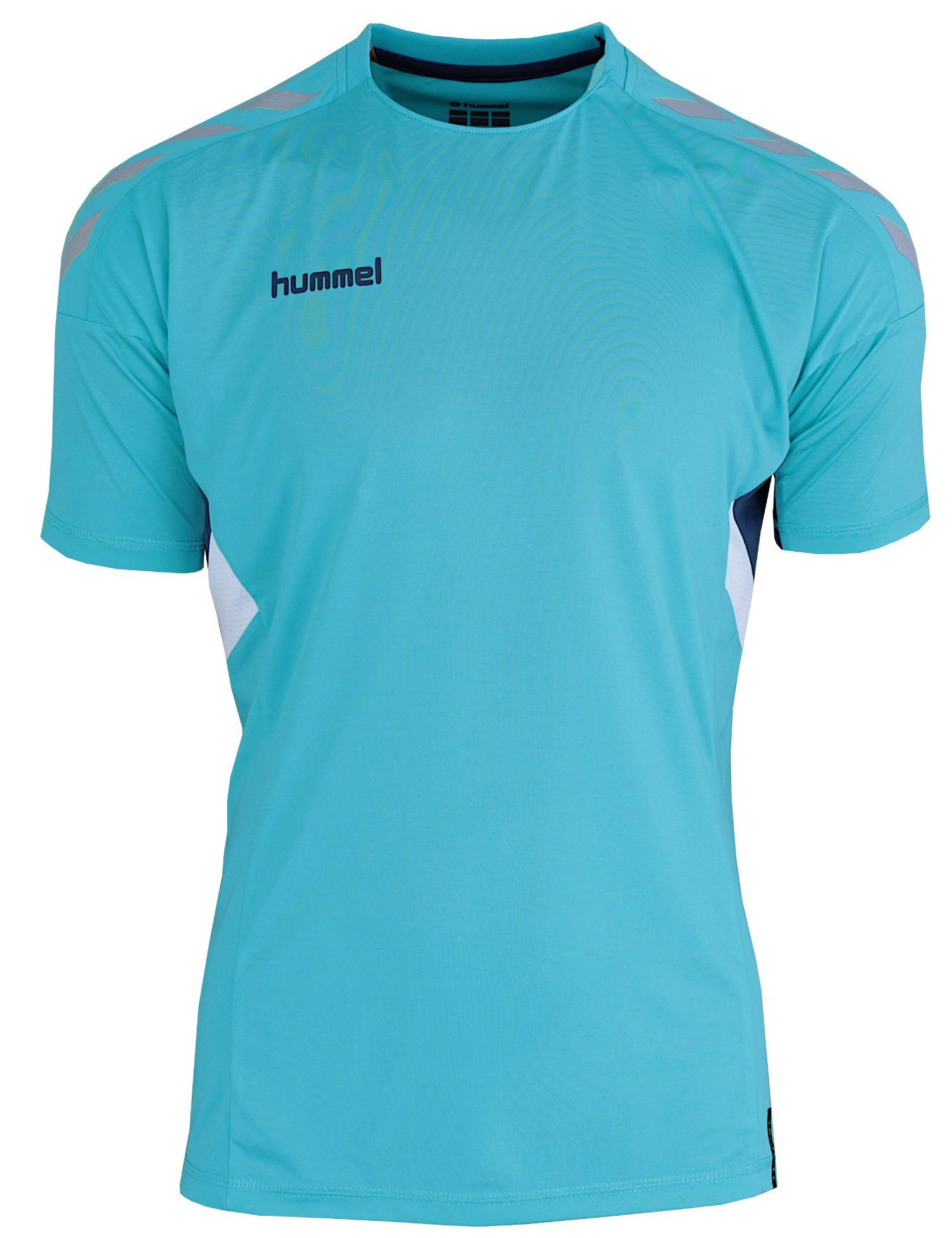 (Scuba Trainingsshirt Trikot Türkis Optimale Move Tech Shirt schnelltrocknend Atmungsaktivität, hummel Blue)