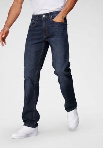 John Devin Straight-Jeans su lengvas Waschung