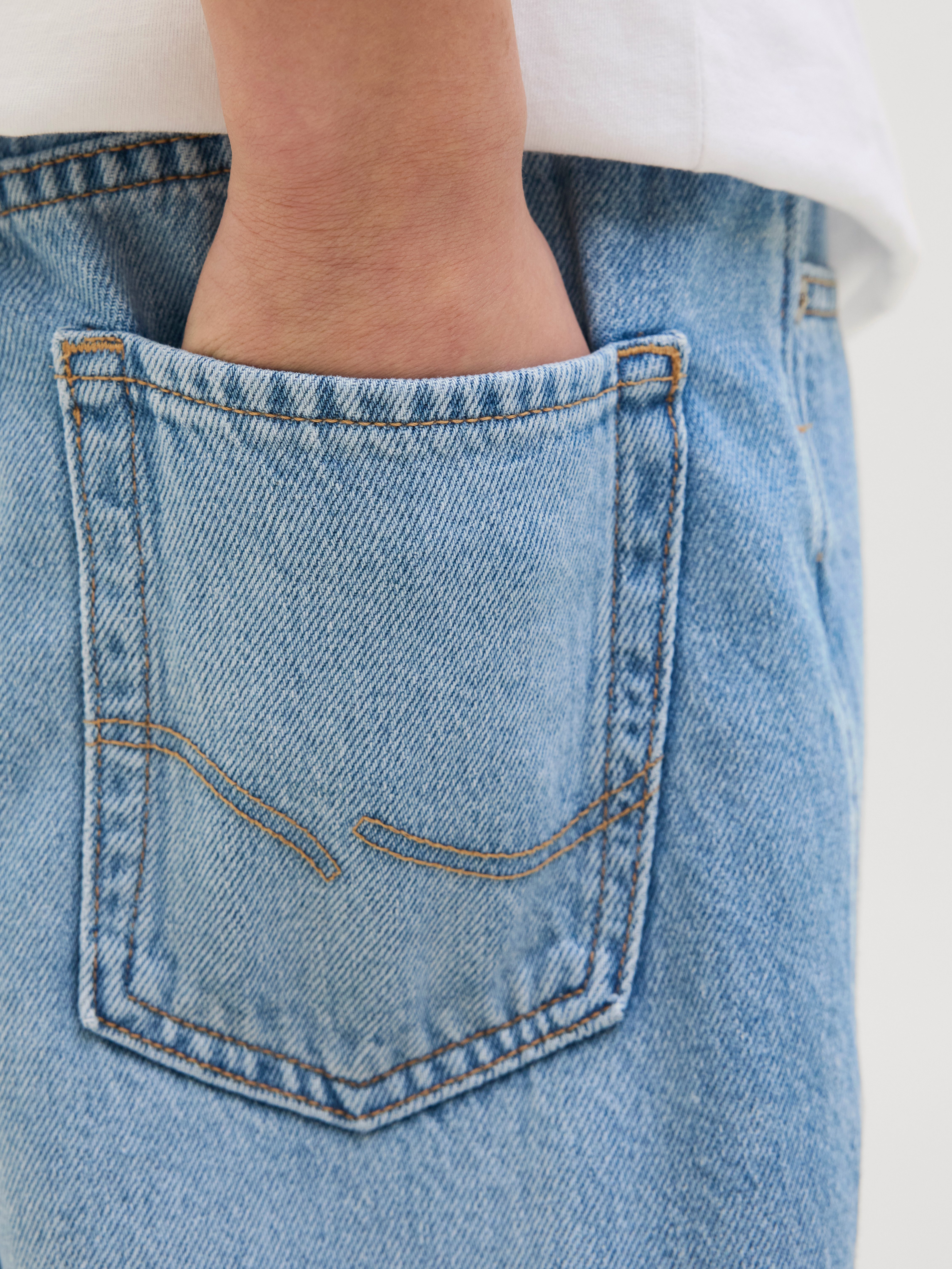 Jack & Jones Junior Shorts JJITONY locker und pflegeleicht für Alltag unifarben, modisch, relaxed fit, Web