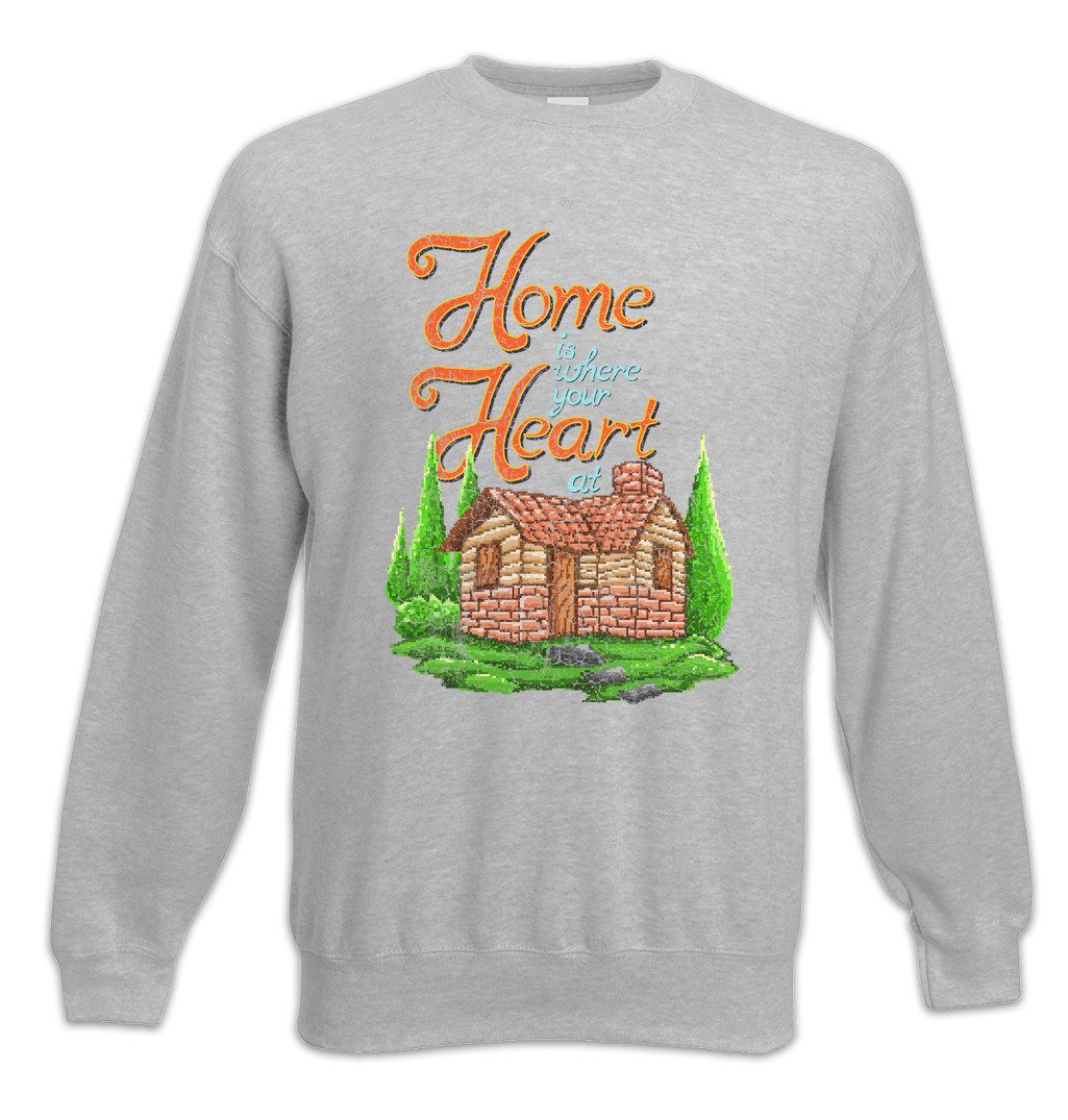 Sweatshirt Home Is Where Your Heart At Sweatshirt Is Love Couple Zelten Zelt