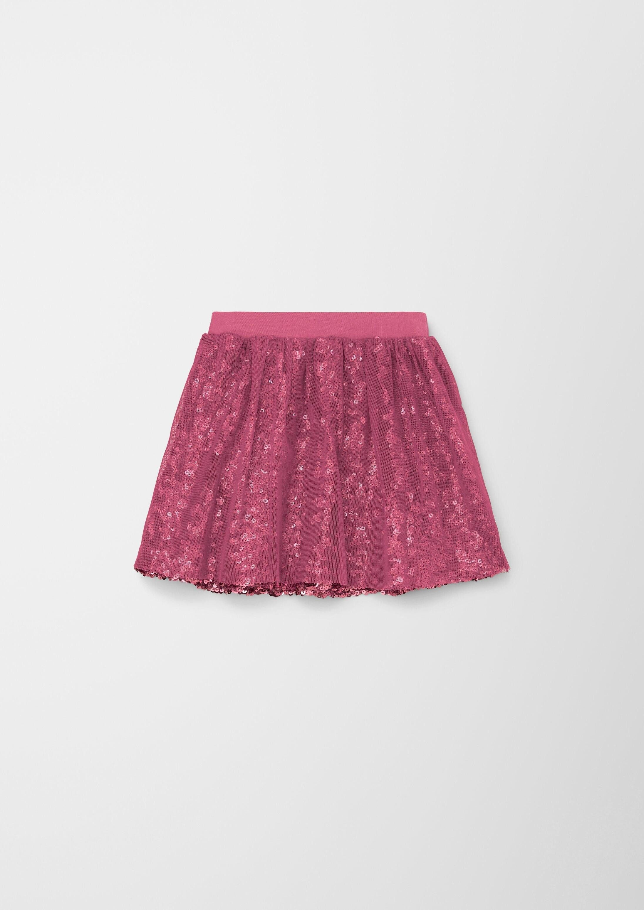 s.Oliver Minirock Rock Mesh-Minirock mit Pailletten