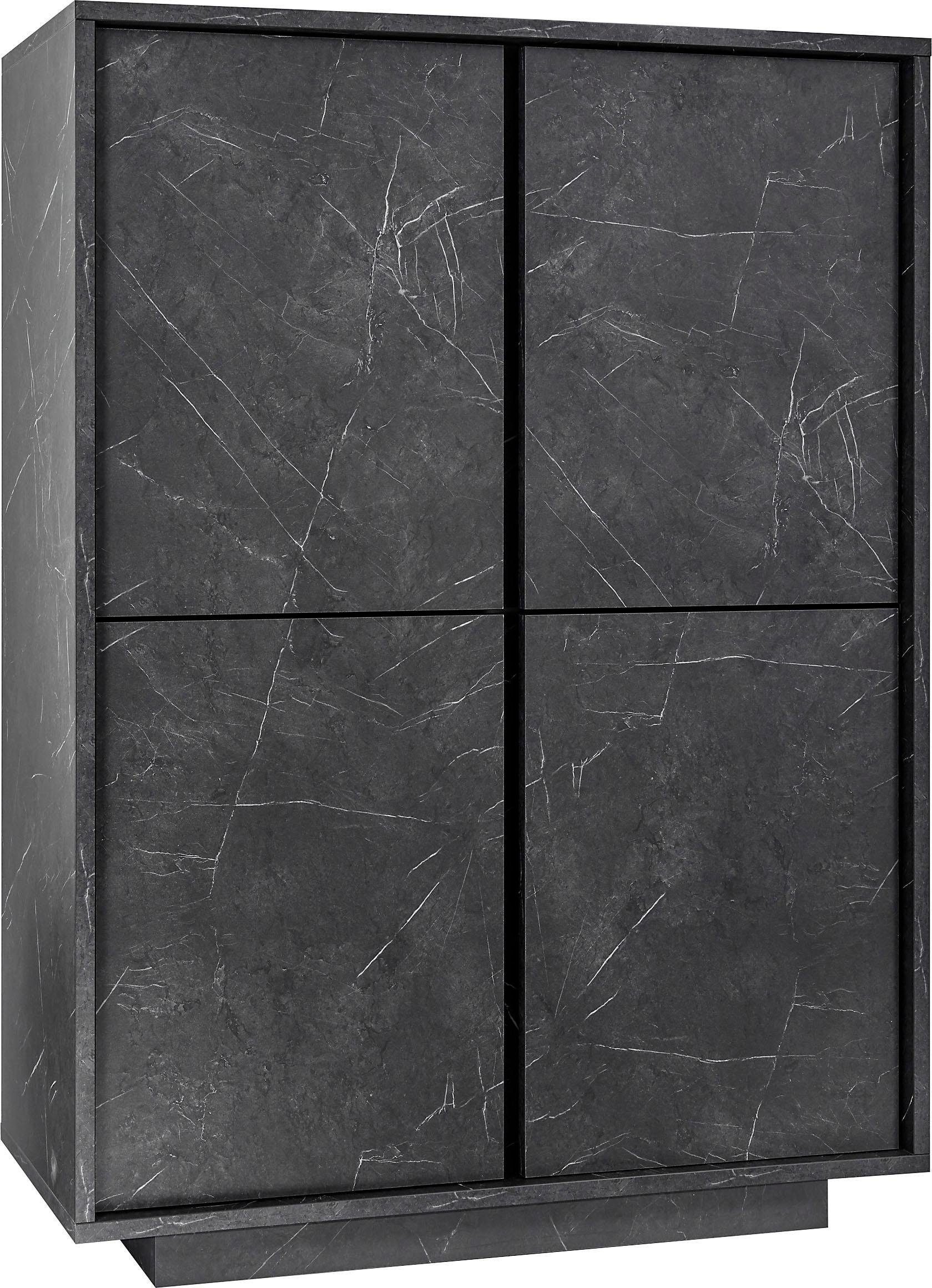 INOSIGN Highboard "Carrara" grifflos günstig online kaufen