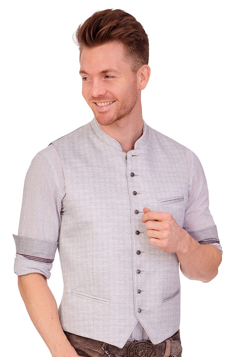 Hammerschmid Trachtenweste Trachtenweste - HARRY - silbergrau