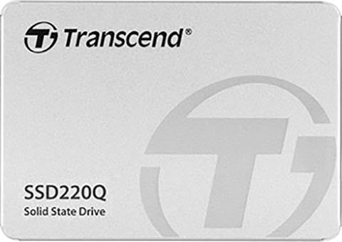 Transcend SSD220Q 500GB interne SSD (500 GB) 2,5" 550 MB/S Lesegeschwindigkeit, 500 MB/S Schreibgeschwindigkeit | SSD-Festplatten