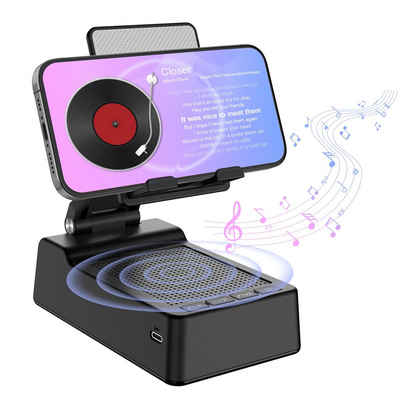 IBETTER Bluetooth Lautsprecher,Portable Lautsprecher Lautsprecher (Ständer verstellbar, faltbar,Bluetooth 5.3-Konnektivität, HD-Surround-Sound Geeignet für zu Hause und draußen)