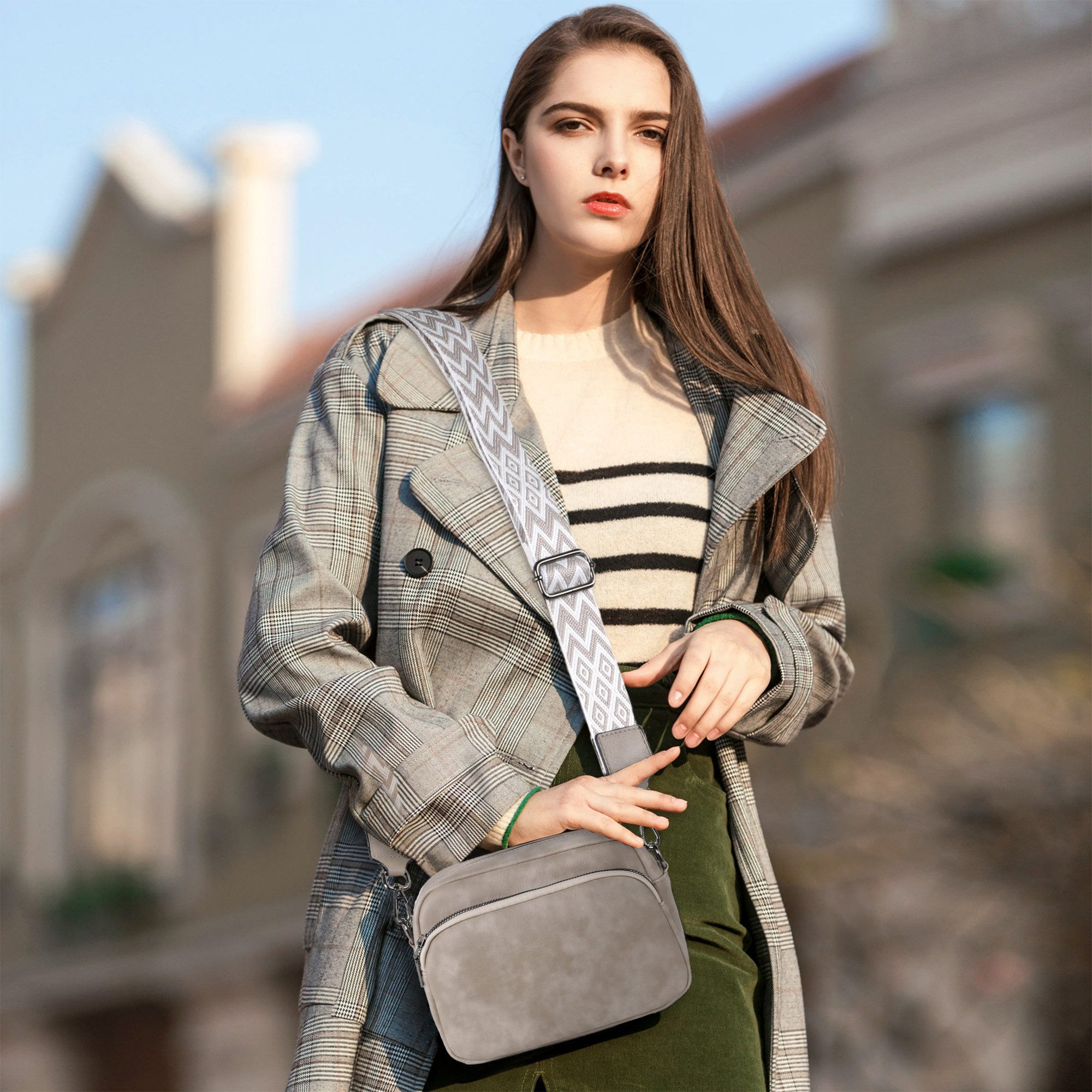 TAN.TOMI Umhängetasche Damen Handy Umhängetasche Echtes günstig online kaufen