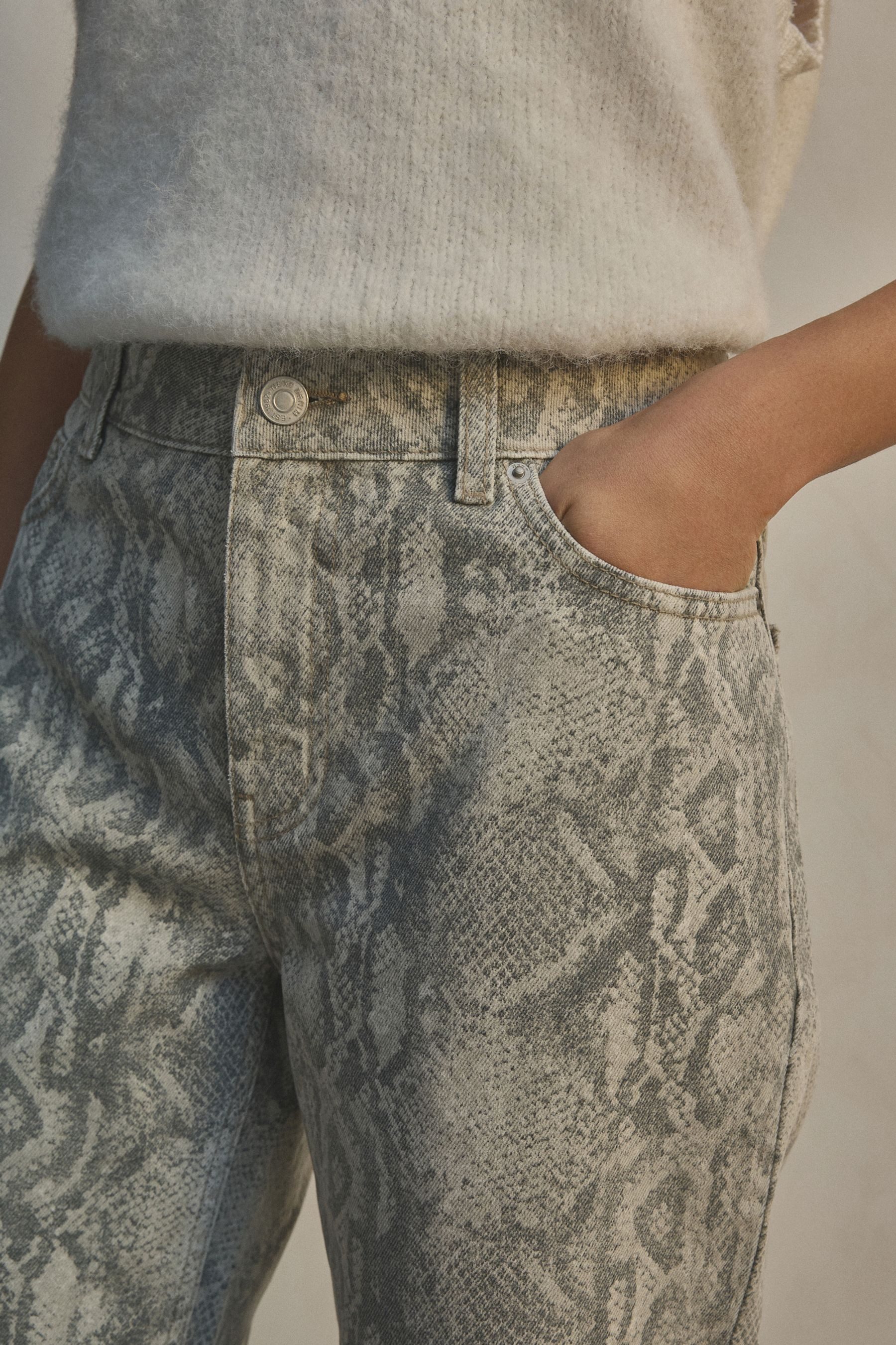 Next Straight-Jeans Jeans mit geradem Beinschnitt, Straight Fit (1-tlg)