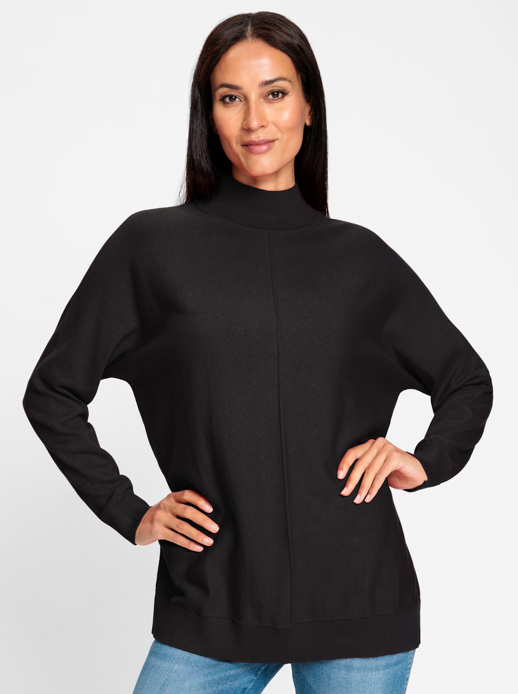 heine Strickpullover Pullover Langarm Feinstrick, Jersey