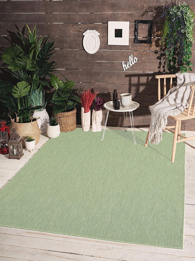 the carpet Teppich Mistra, rechteckig, Höhe: 10 mm, moderner robuster In und Outdoor Teppich