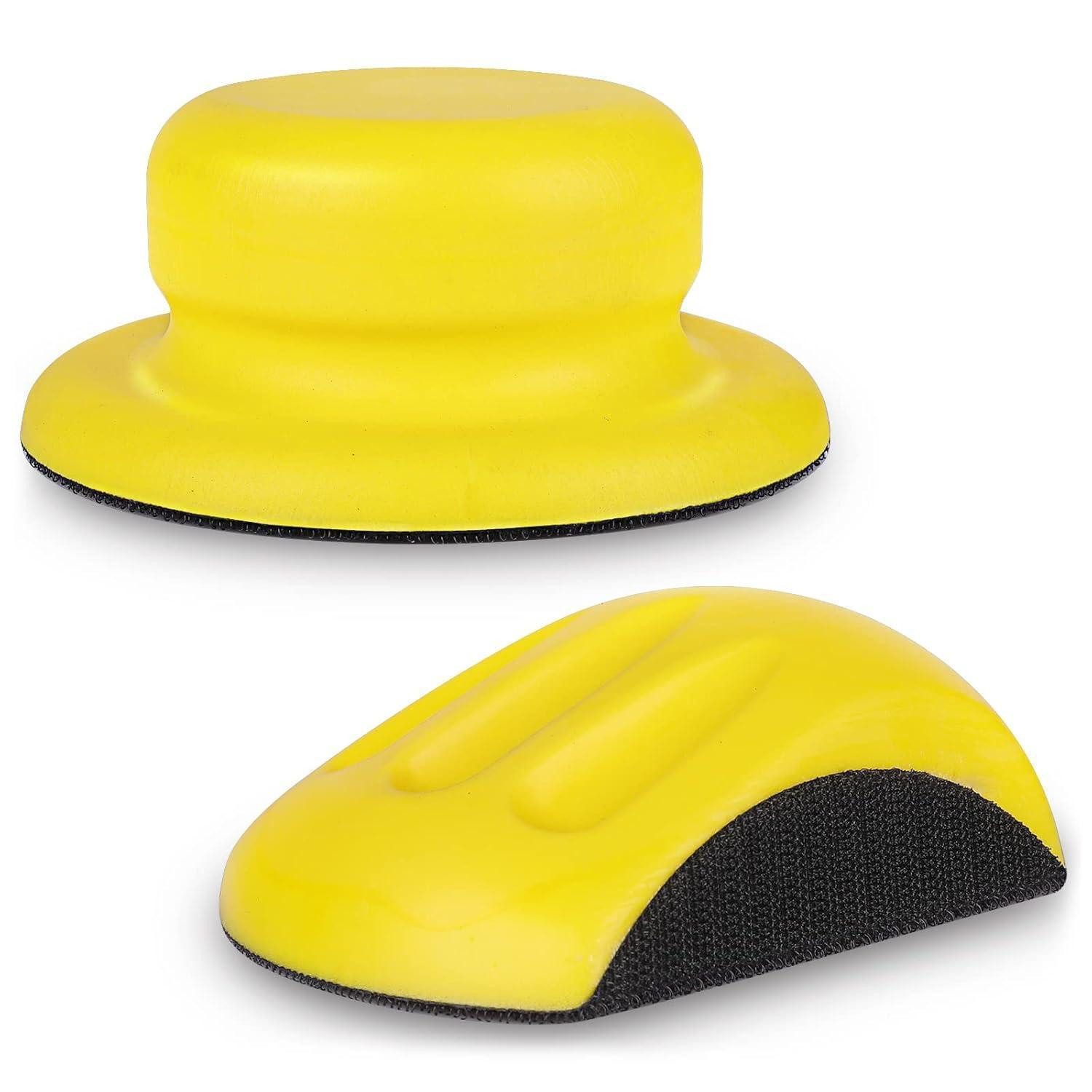 LuxusKollektion Schleifscheibe Schleifklotz 125mm 5 Zoll Klett Haken Schlaufe Pad Mouse Cap 5 inch