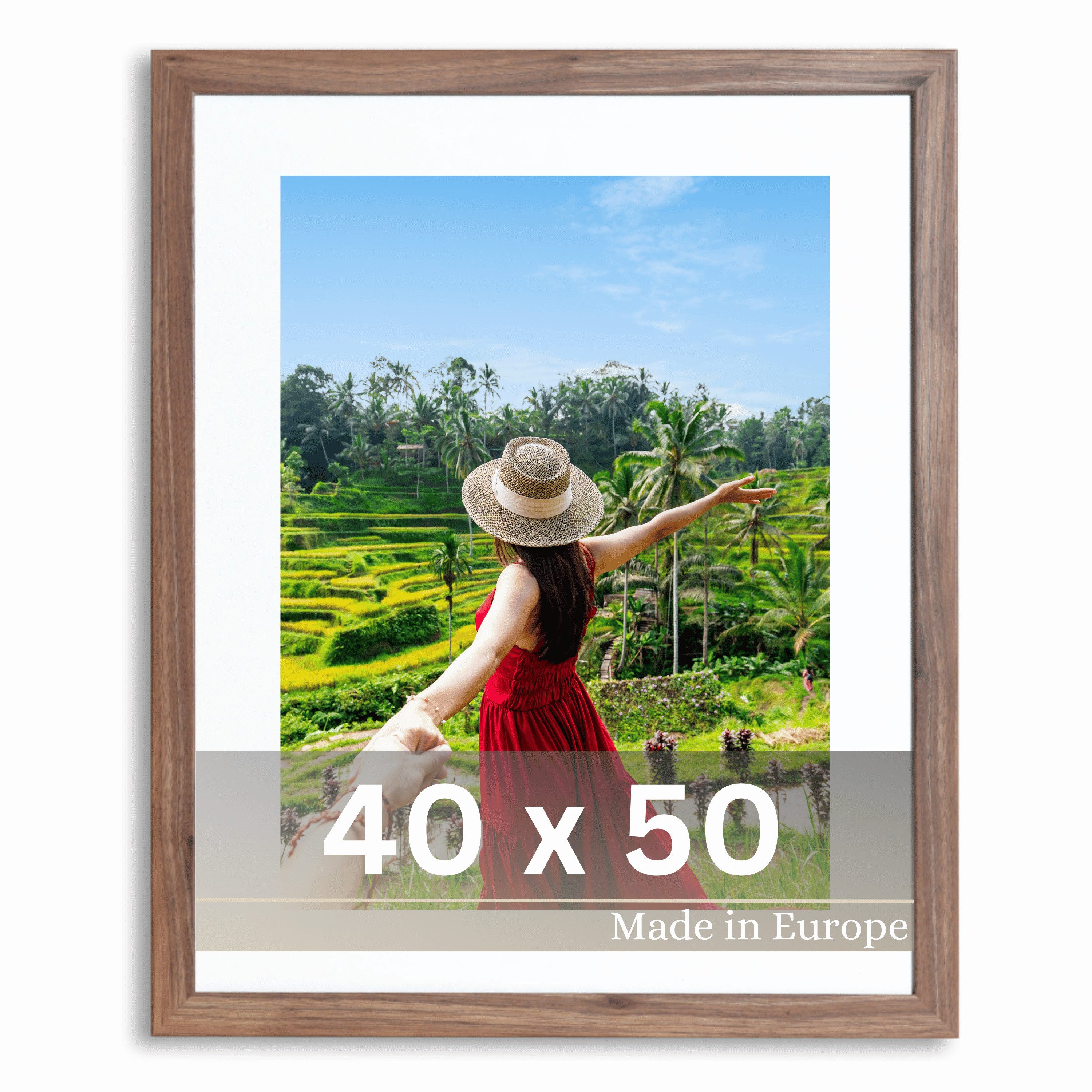 Victor (Zenith) Bilderrahmen Richter, Bilderrahmen Braun 40x50 cm mit 30x40 günstig online kaufen