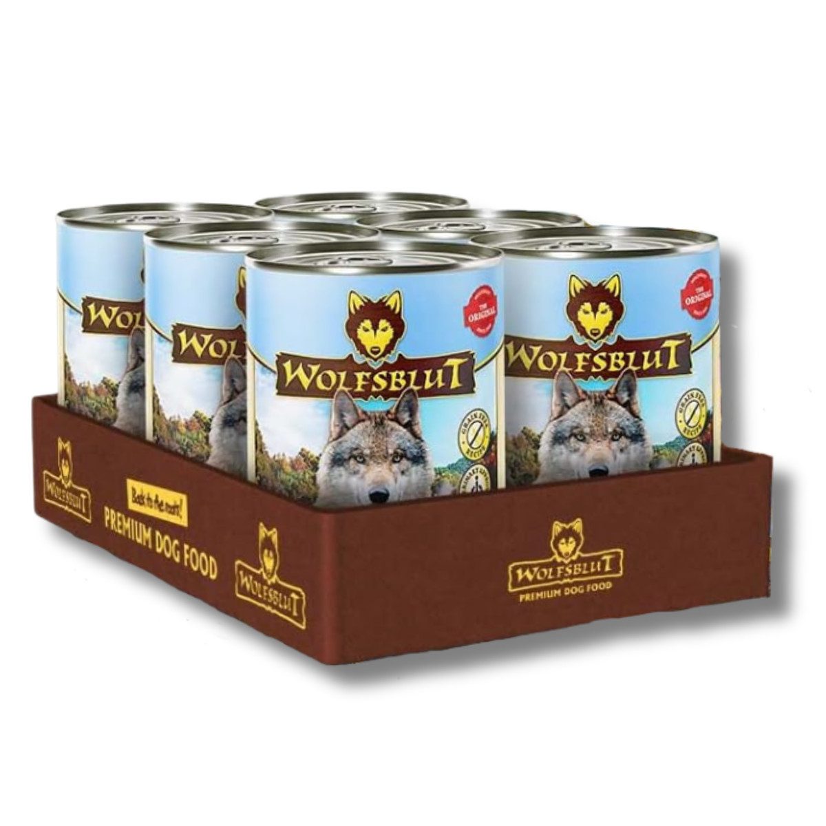 Wolfsblut Cold River Adult - getreidefreies Nassfutter mit Forelle 6x395g, Nassfutter für: Hunde